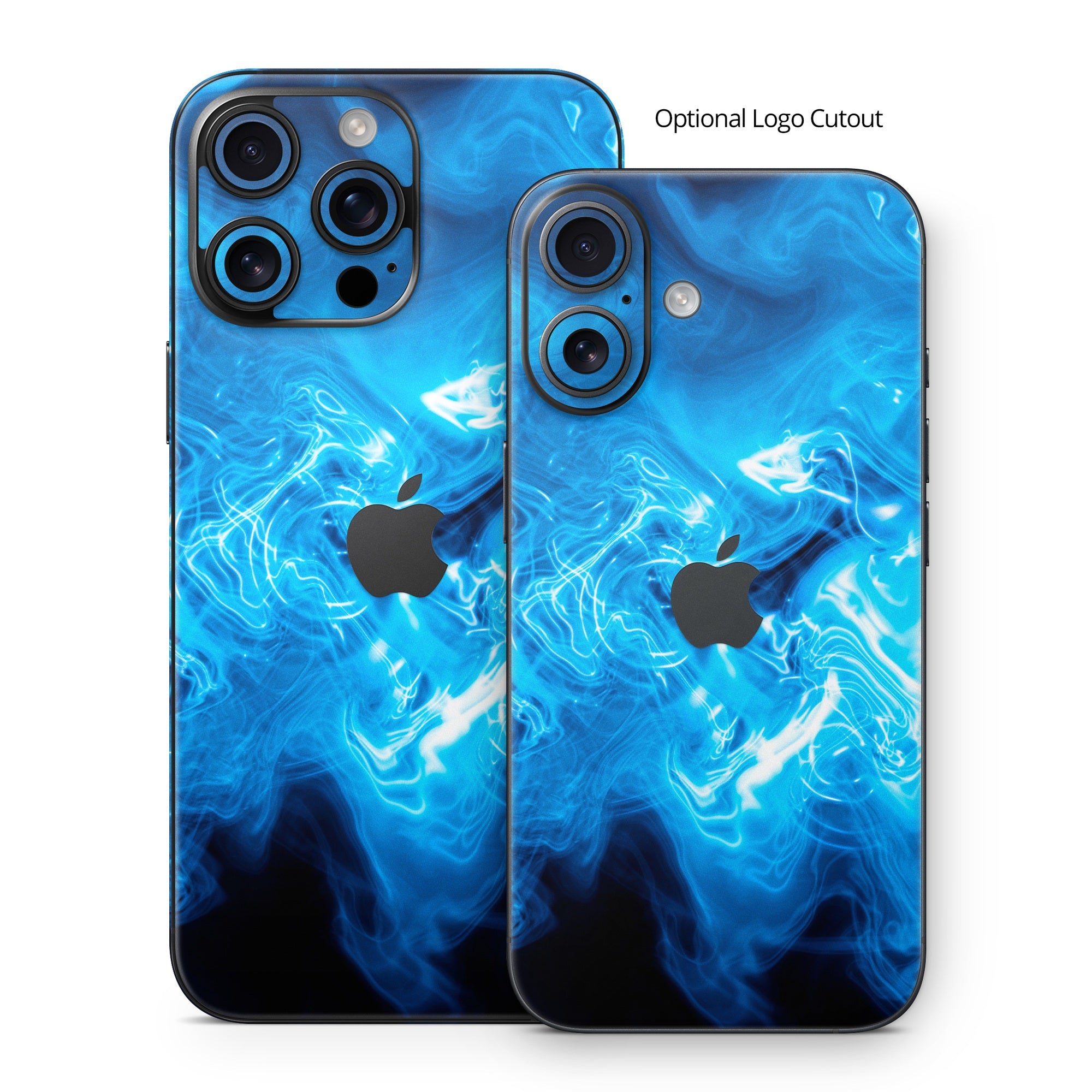 Blue Quantum Waves - Apple iPhone 16 Skin