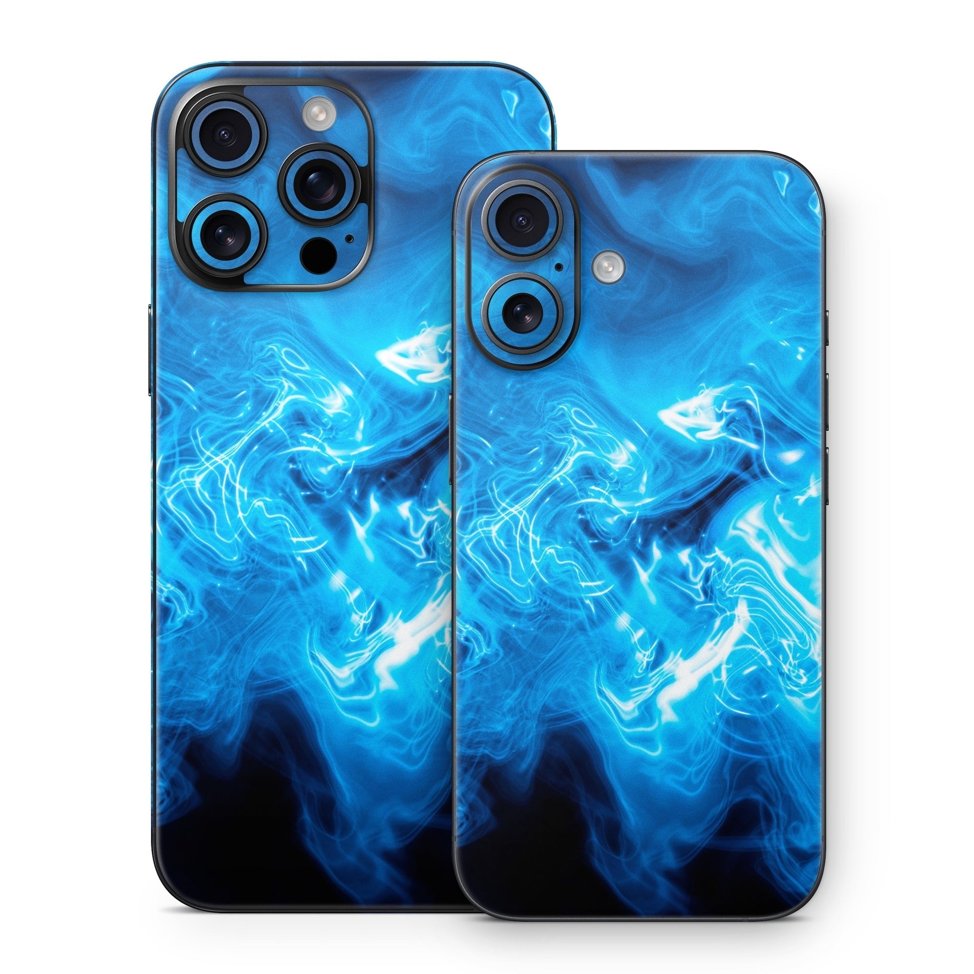 Blue Quantum Waves - Apple iPhone 16 Skin