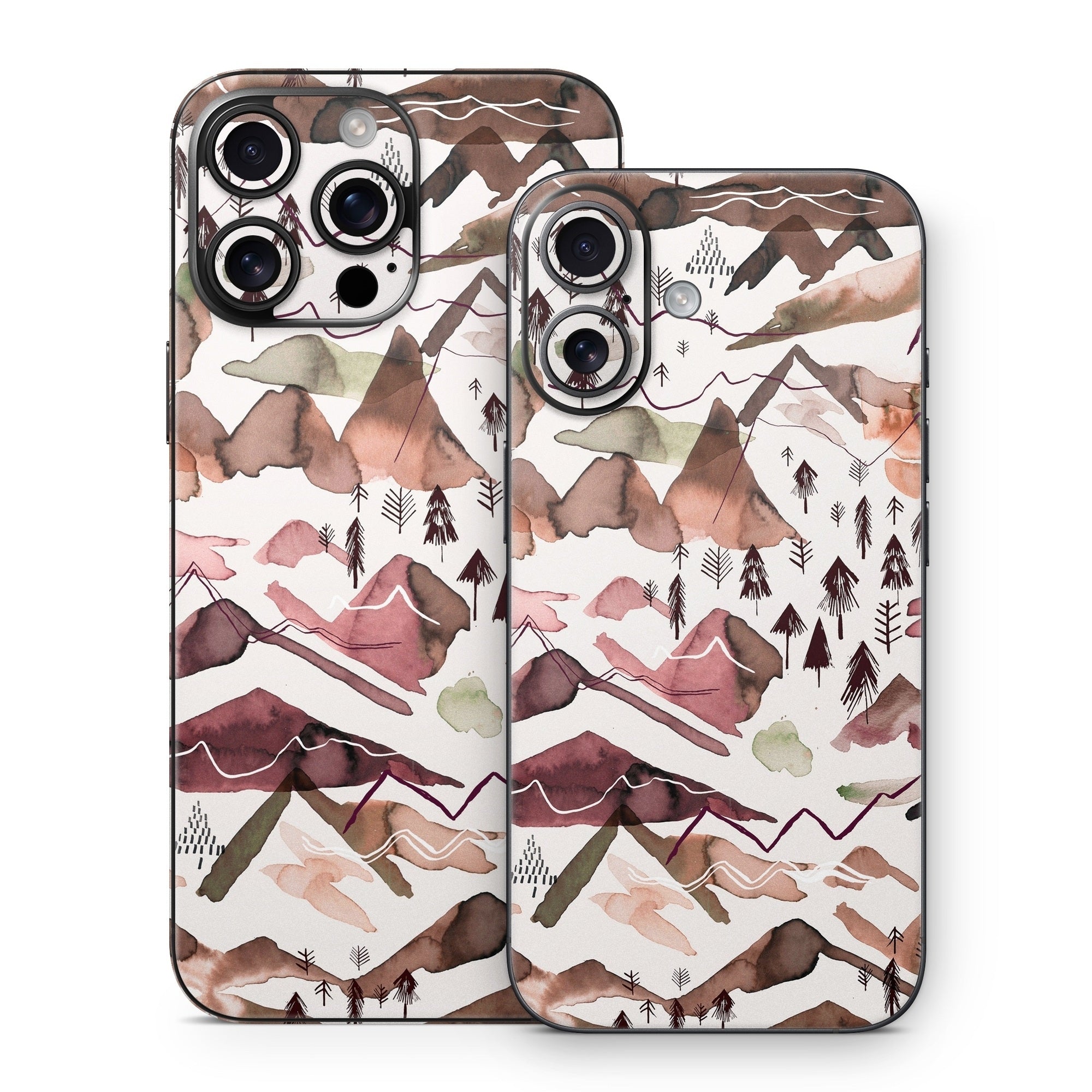 Red Mountains - Apple iPhone 16 Skin