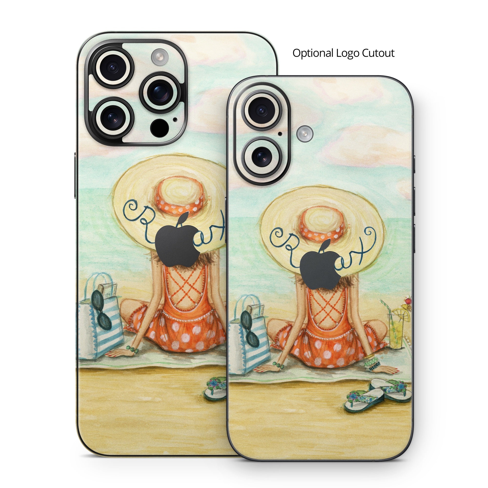 Relaxing on Beach - Apple iPhone 16 Skin