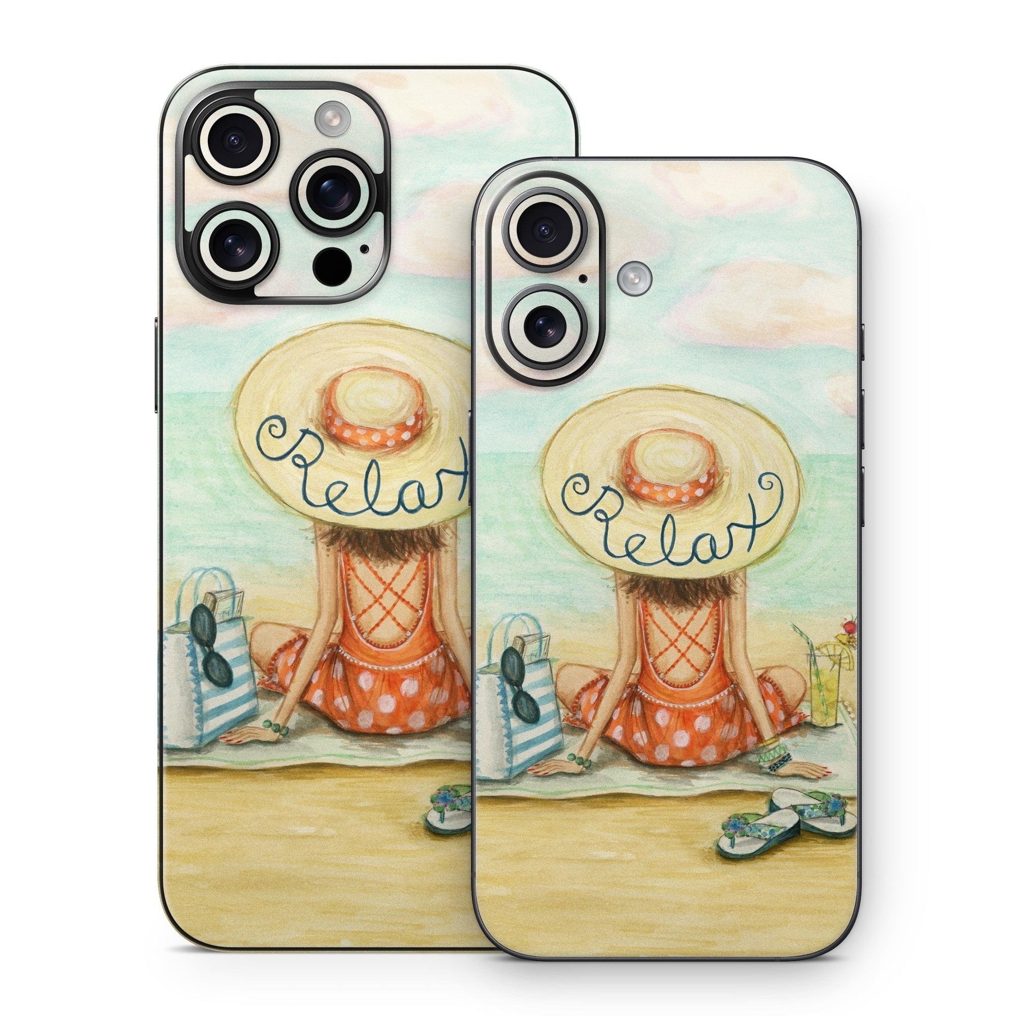 Relaxing on Beach - Apple iPhone 16 Skin