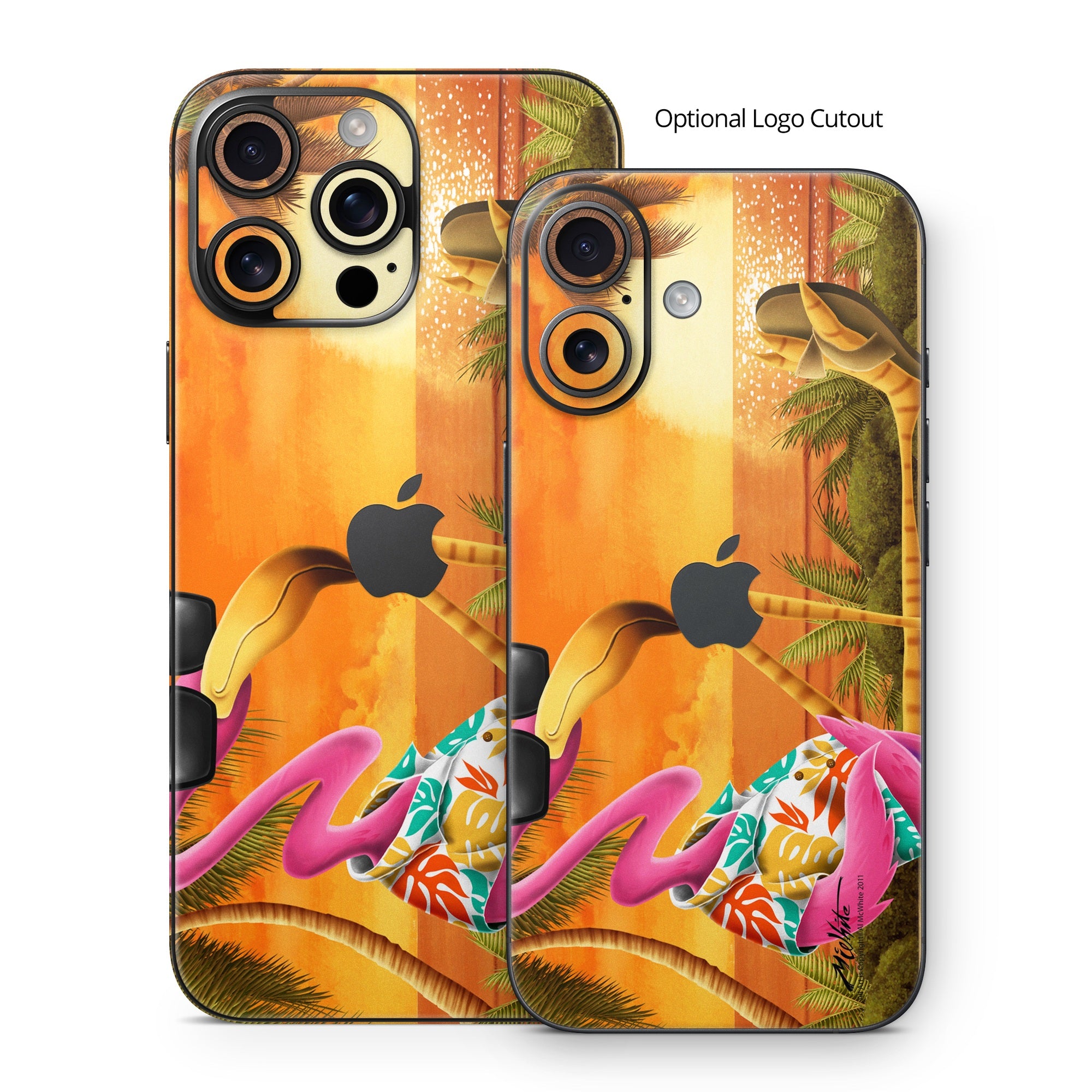 Sunset Flamingo - Apple iPhone 16 Skin