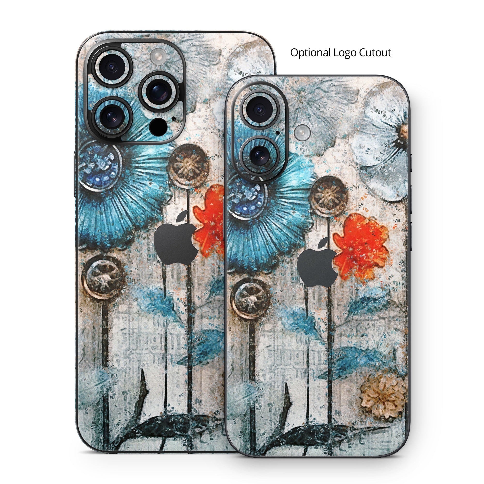 Steampunk Flowers - Apple iPhone 16 Skin