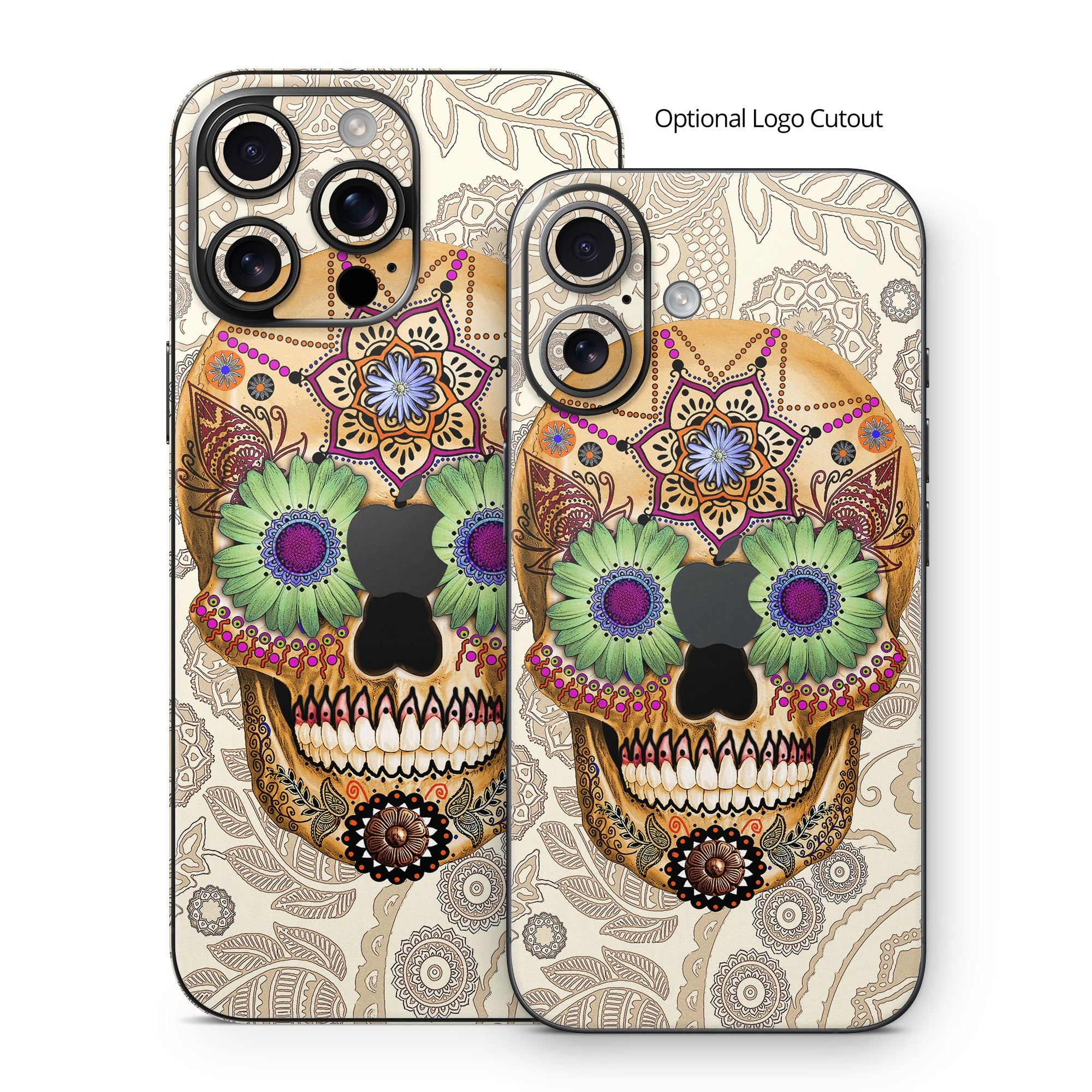 Sugar Skull Bone - Apple iPhone 16 Skin