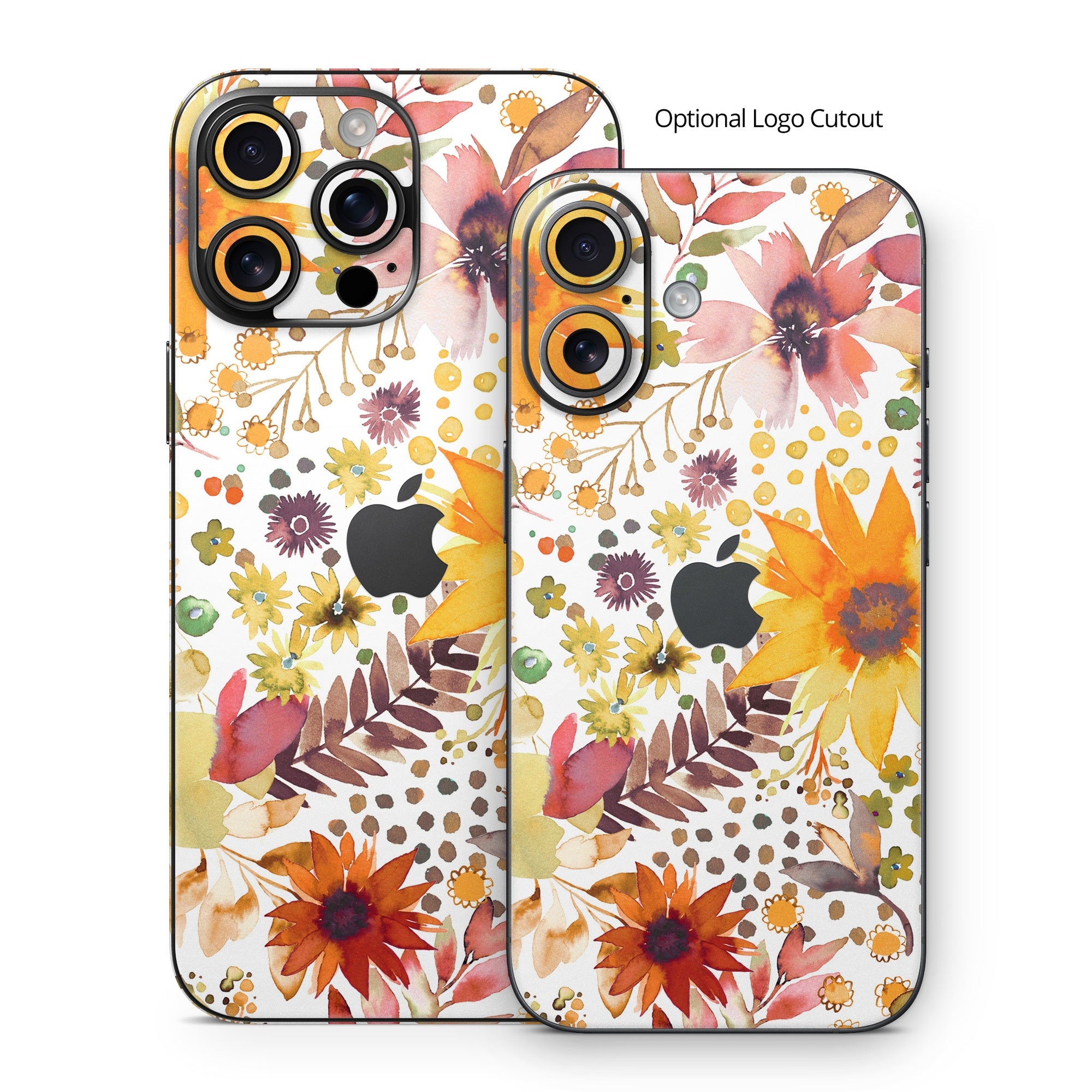 Summer Watercolor Sunflowers - Apple iPhone 16 Skin