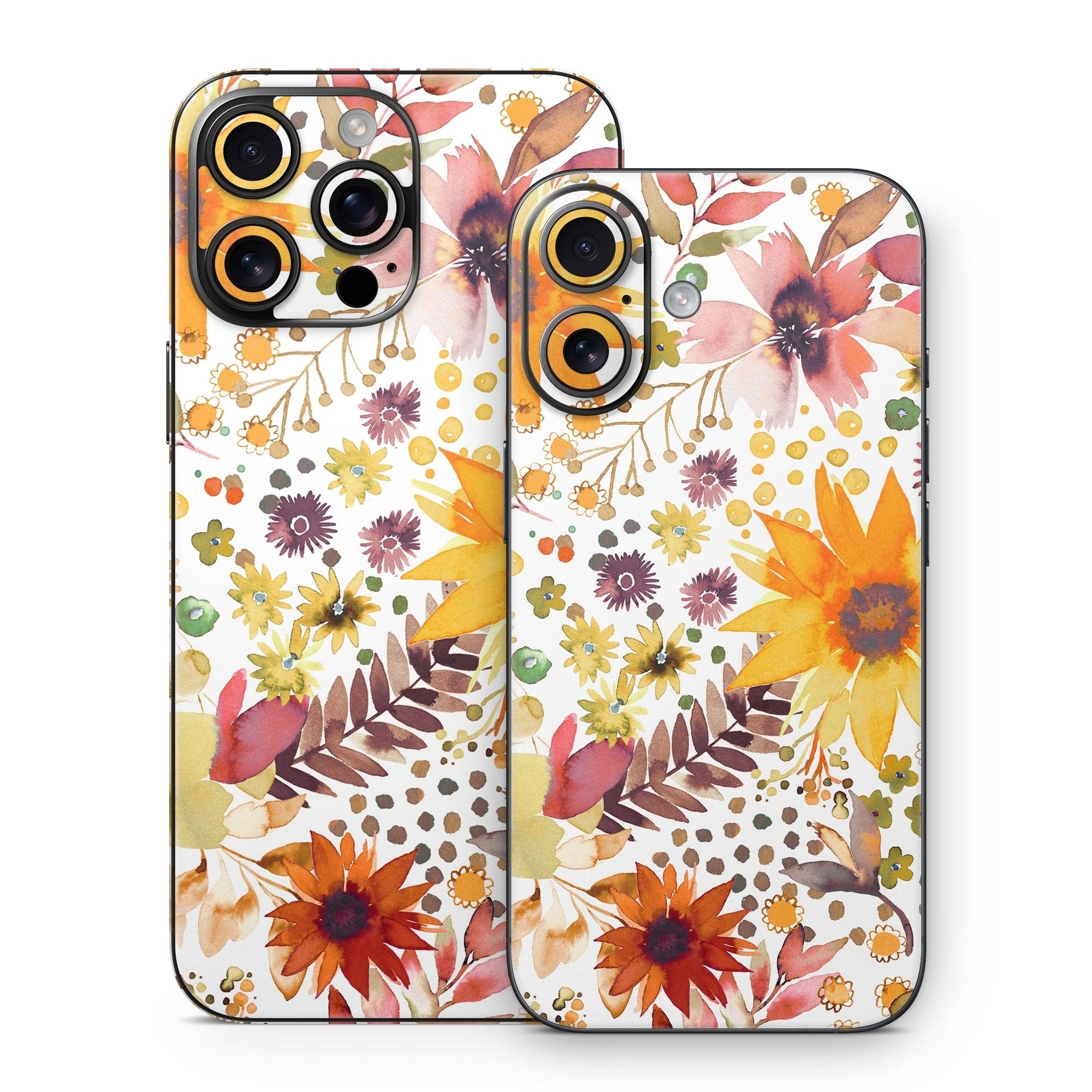 Summer Watercolor Sunflowers - Apple iPhone 16 Skin