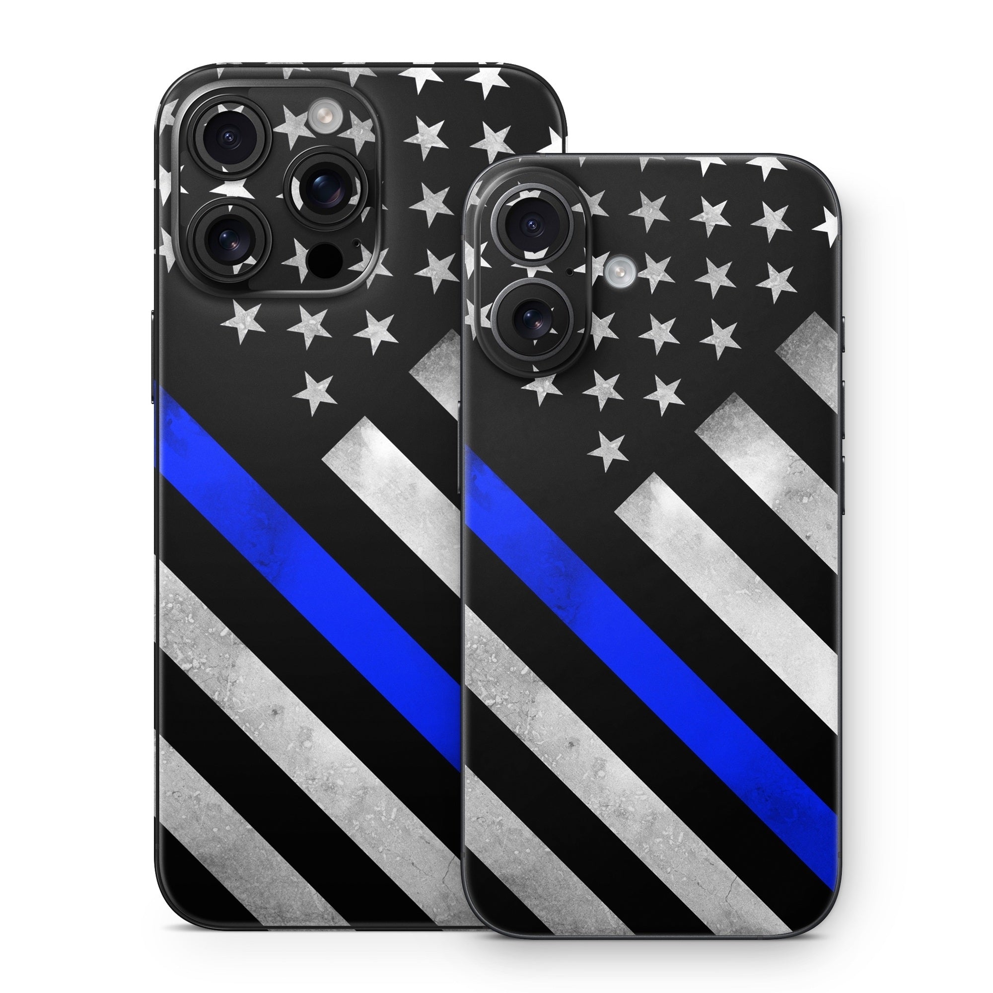 Thin Blue Line Hero - Apple iPhone 16 Skin