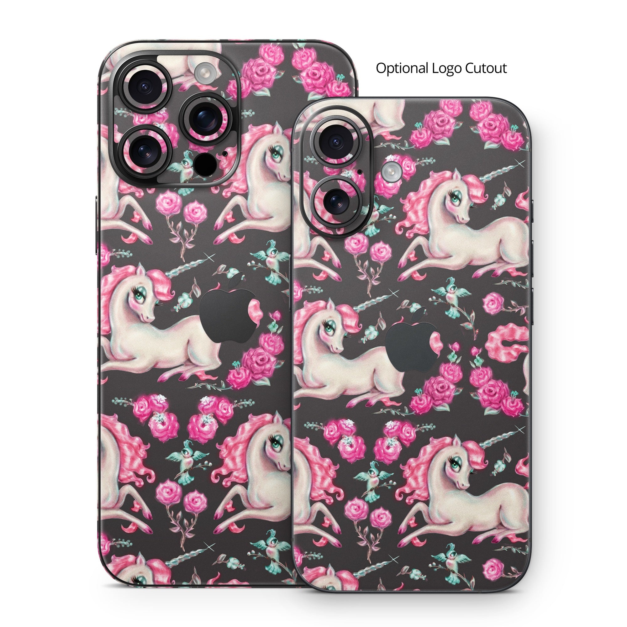 Unicorns and Roses - Apple iPhone 16 Skin