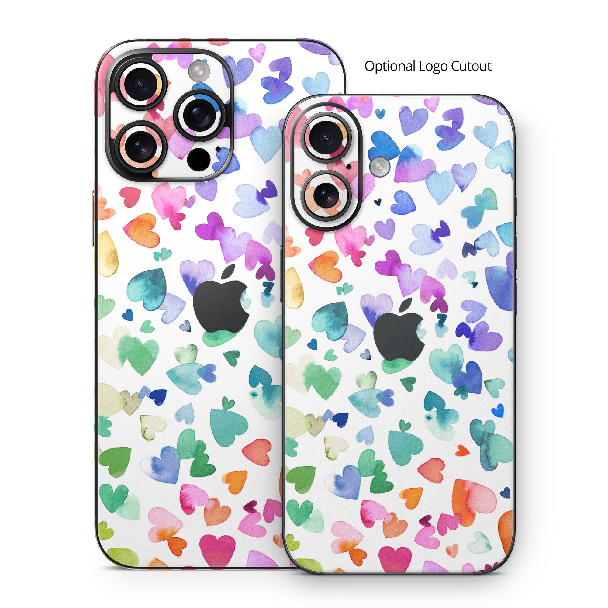 Valentines Love Hearts - Apple iPhone 16 Skin