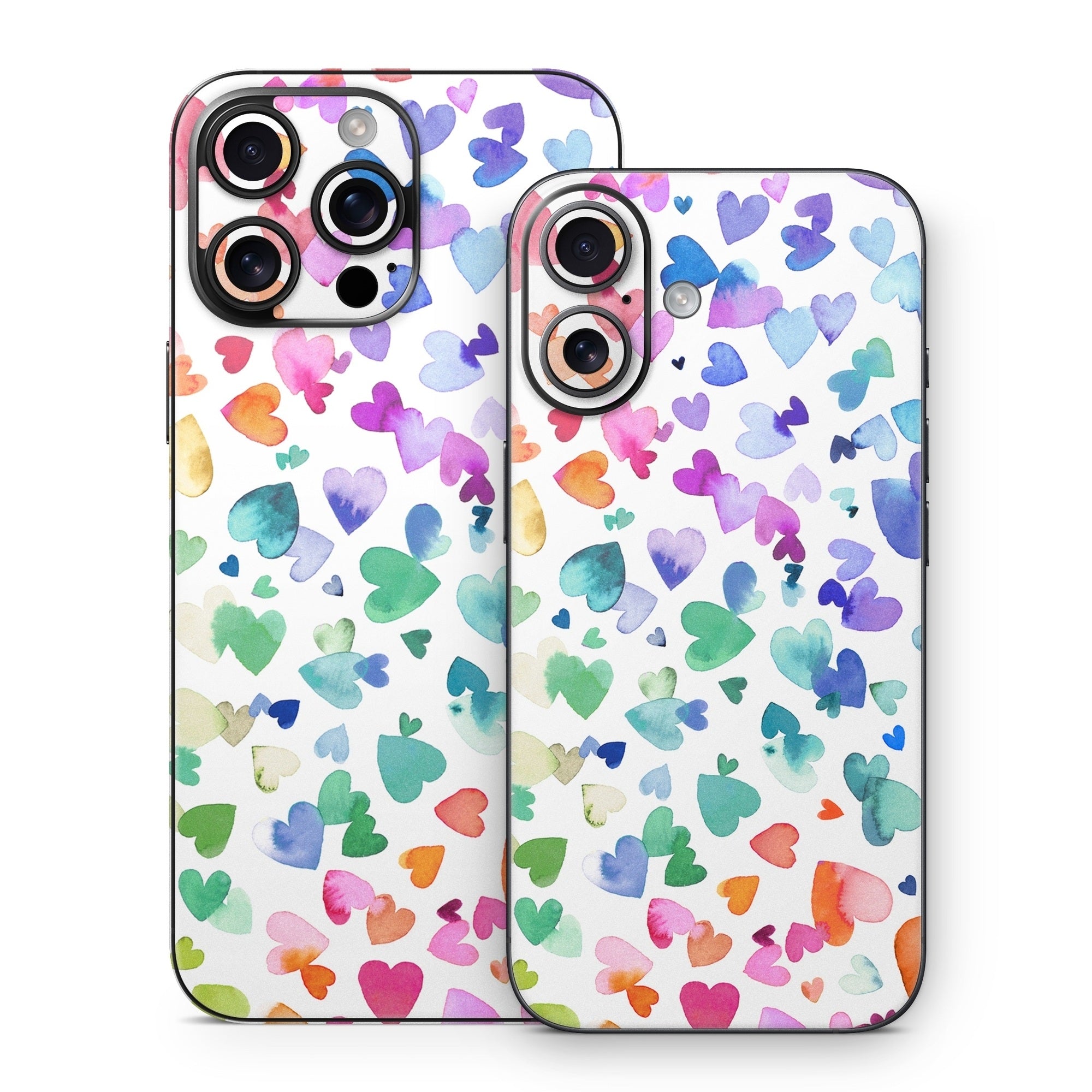 Valentines Love Hearts - Apple iPhone 16 Skin