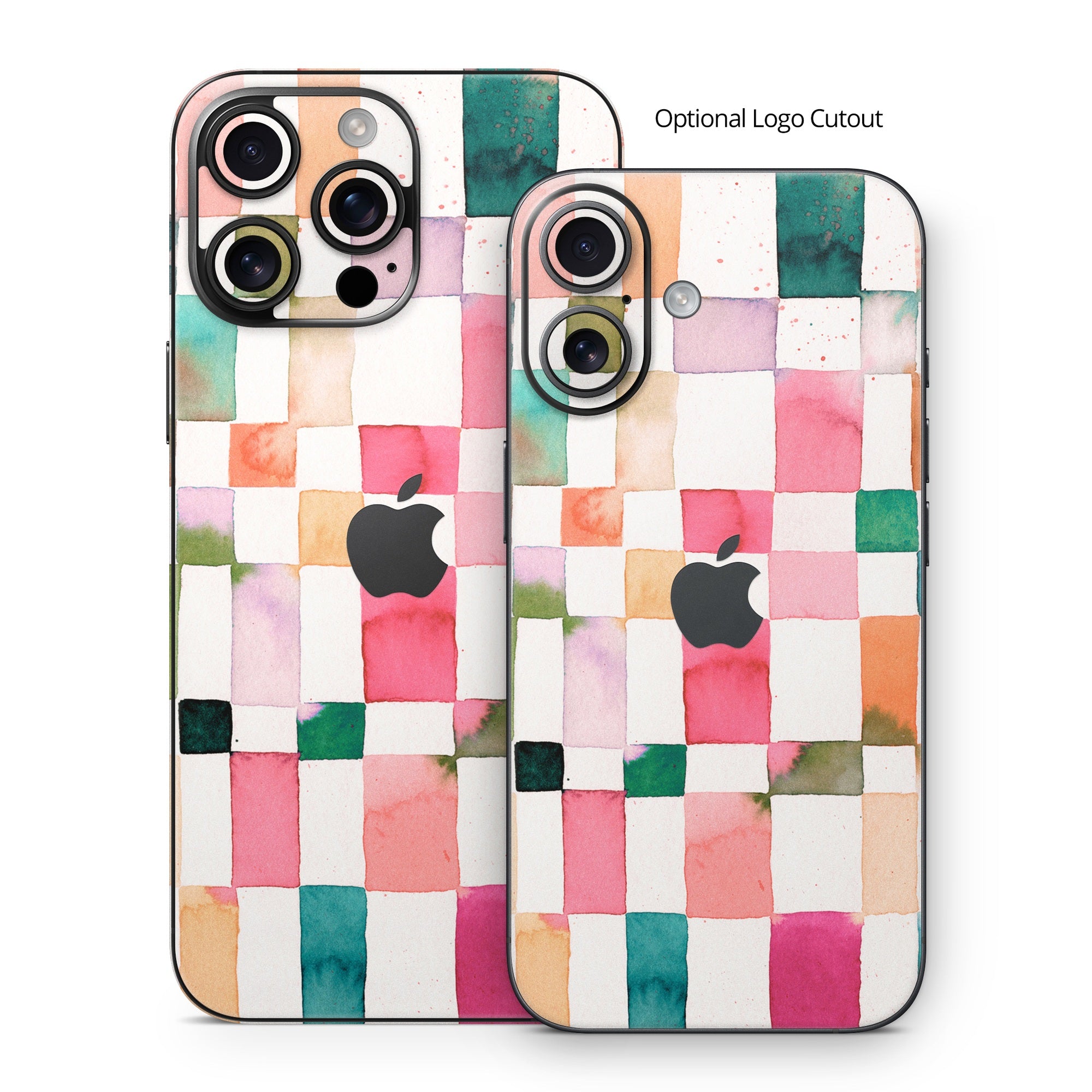 Watercolor Squares - Apple iPhone 16 Skin