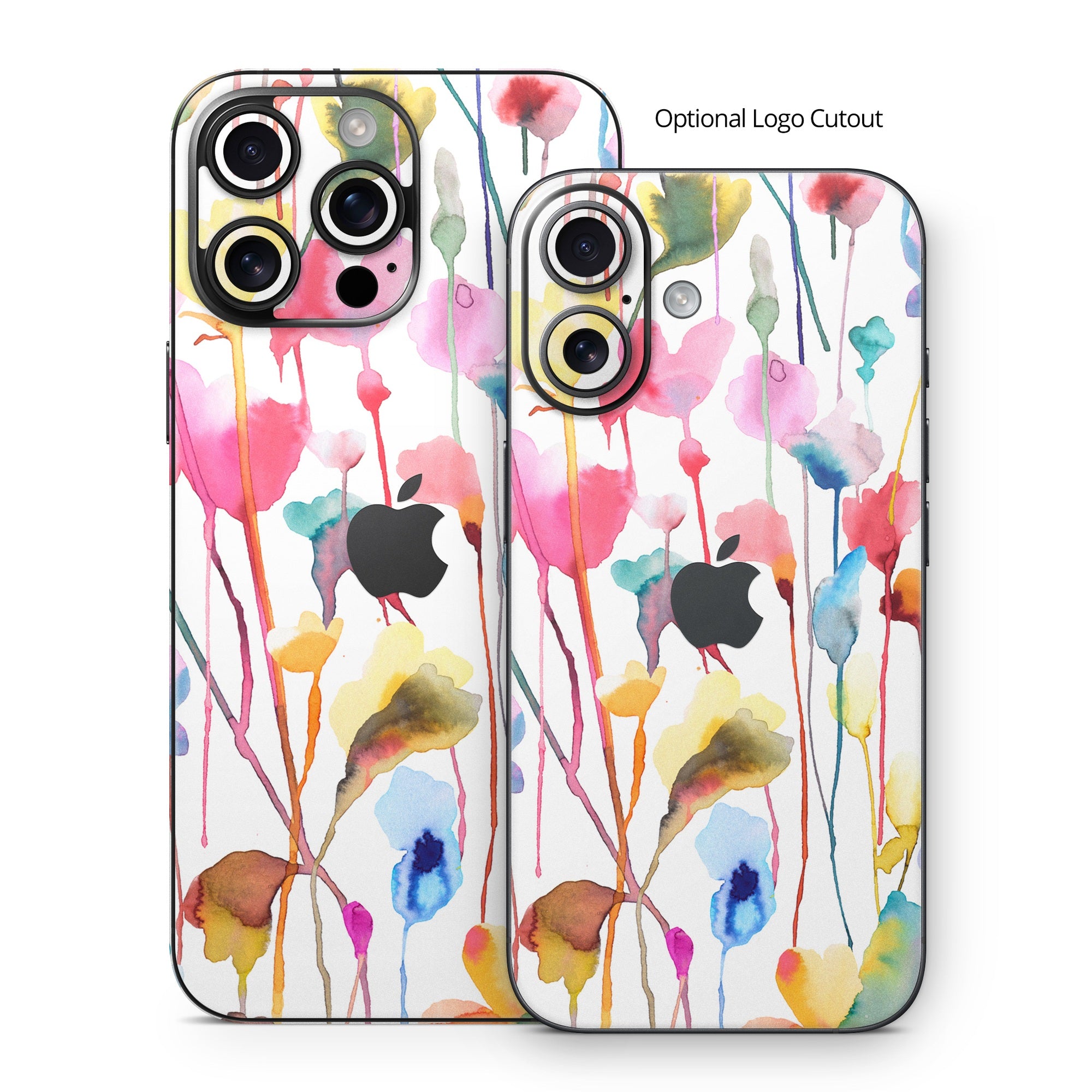 Watercolor Wild Flowers - Apple iPhone 16 Skin