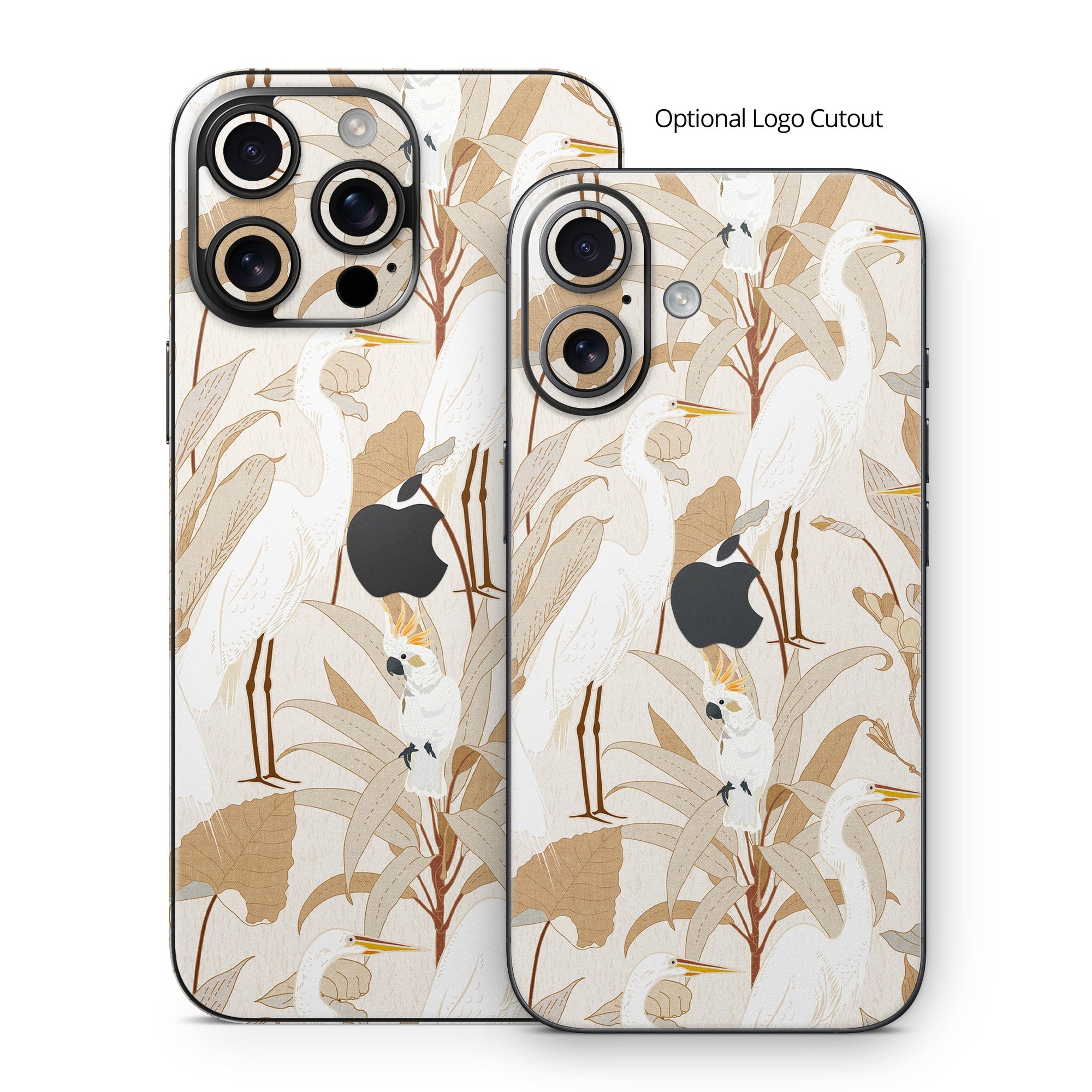 White Cranes Cockatoo - Apple iPhone 16 Skin