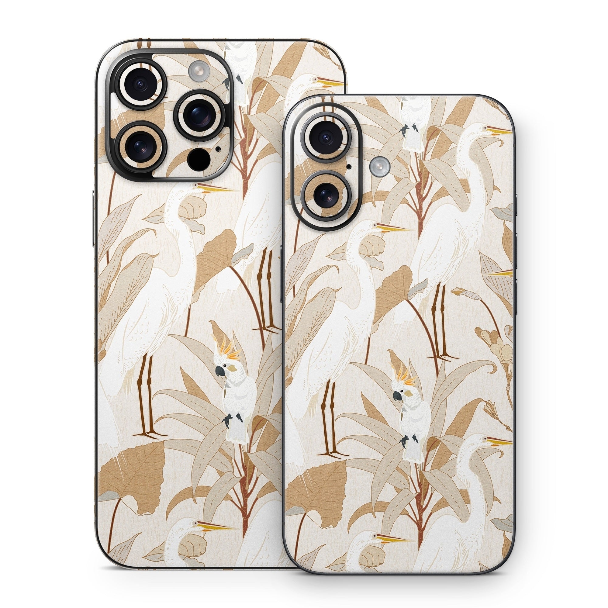 White Cranes Cockatoo - Apple iPhone 16 Skin