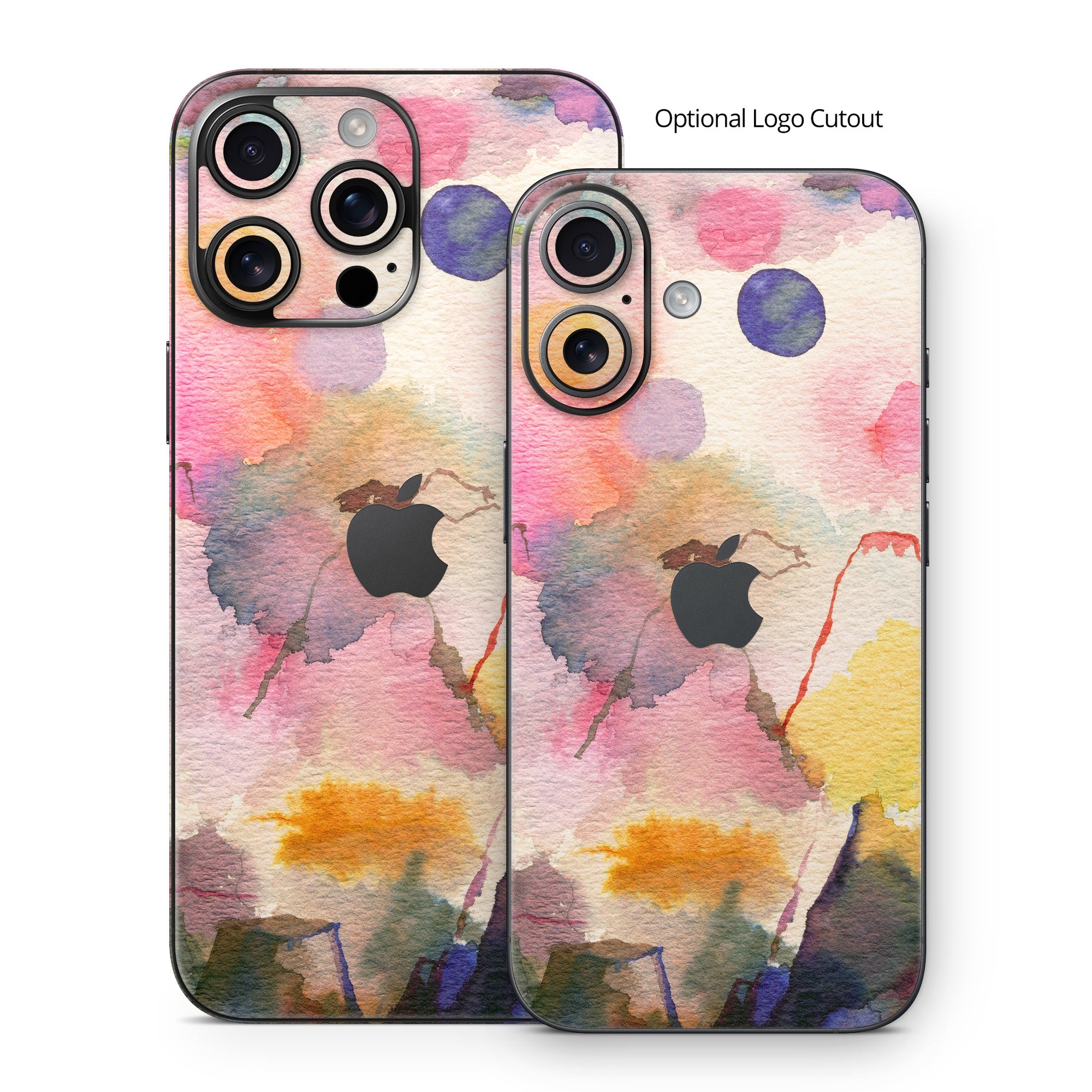 Watercolor Mountains - Apple iPhone 16 Skin