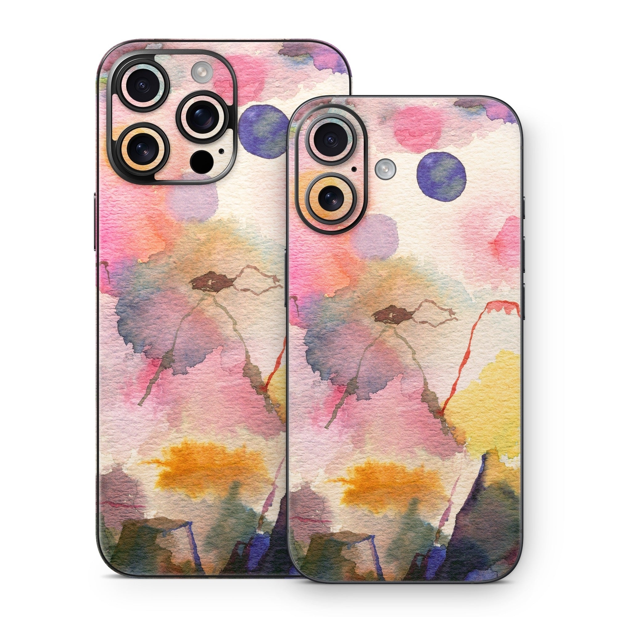 Watercolor Mountains - Apple iPhone 16 Skin