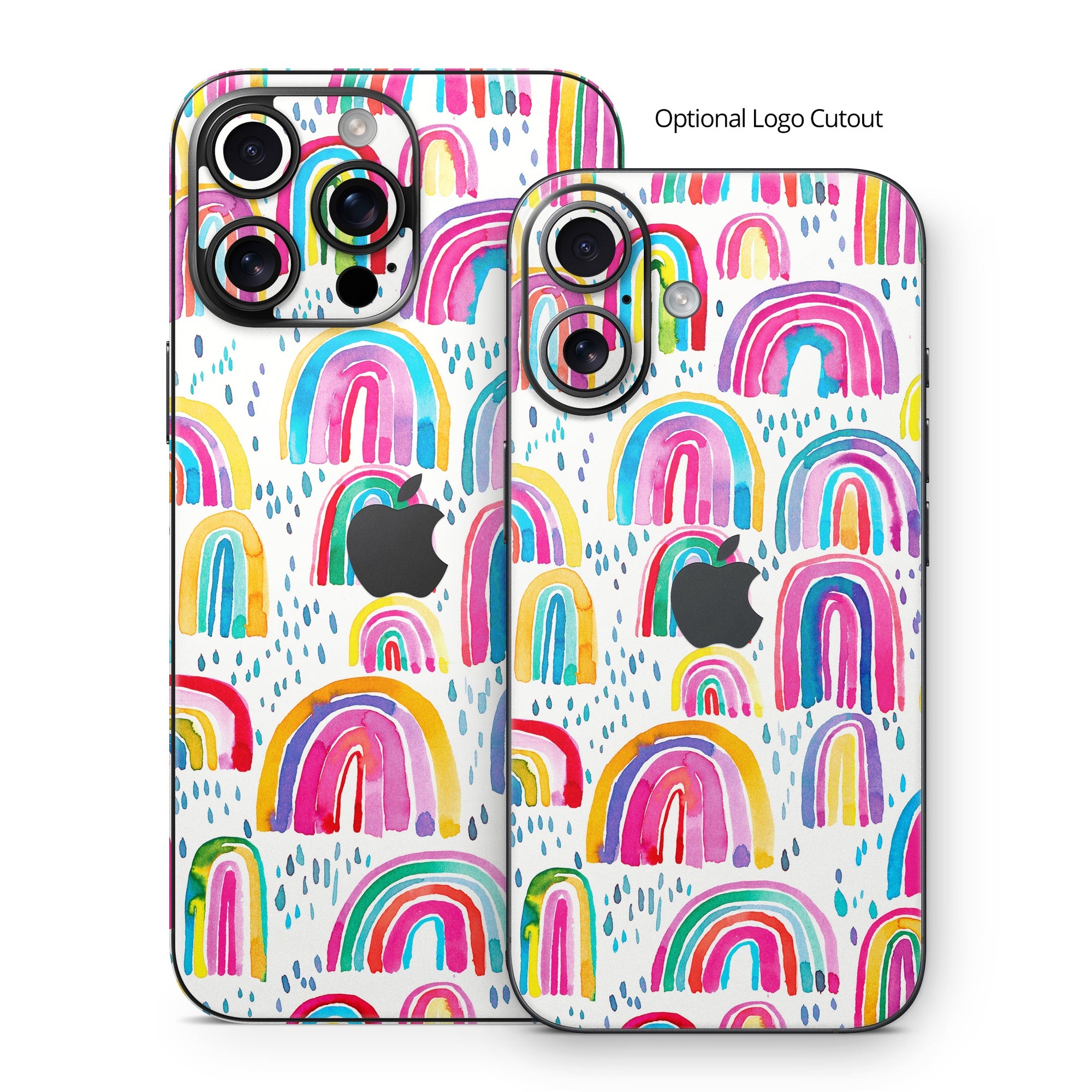 Watercolor Rainbows - Apple iPhone 16 Skin