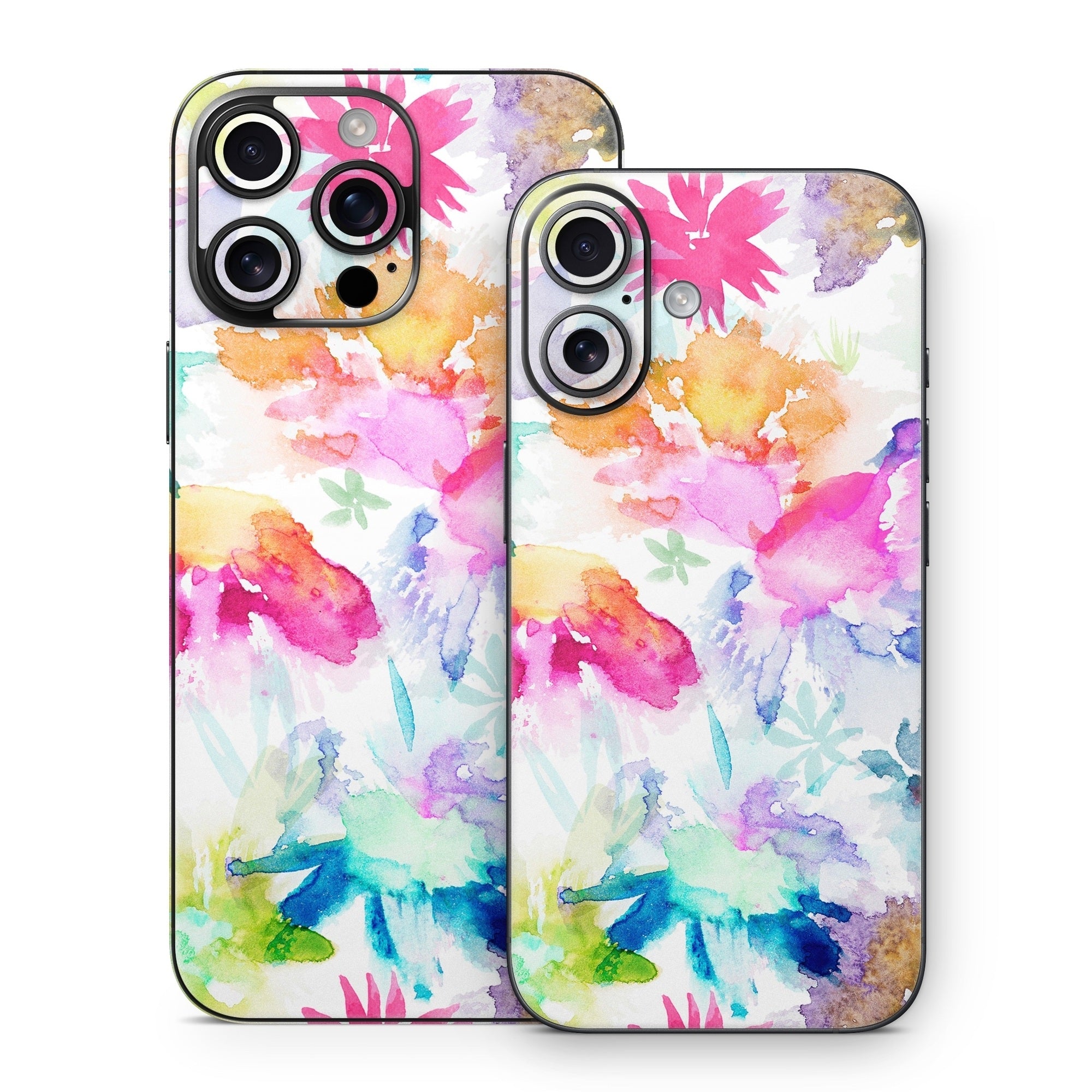 Watercolor Spring Memories - Apple iPhone 16 Skin