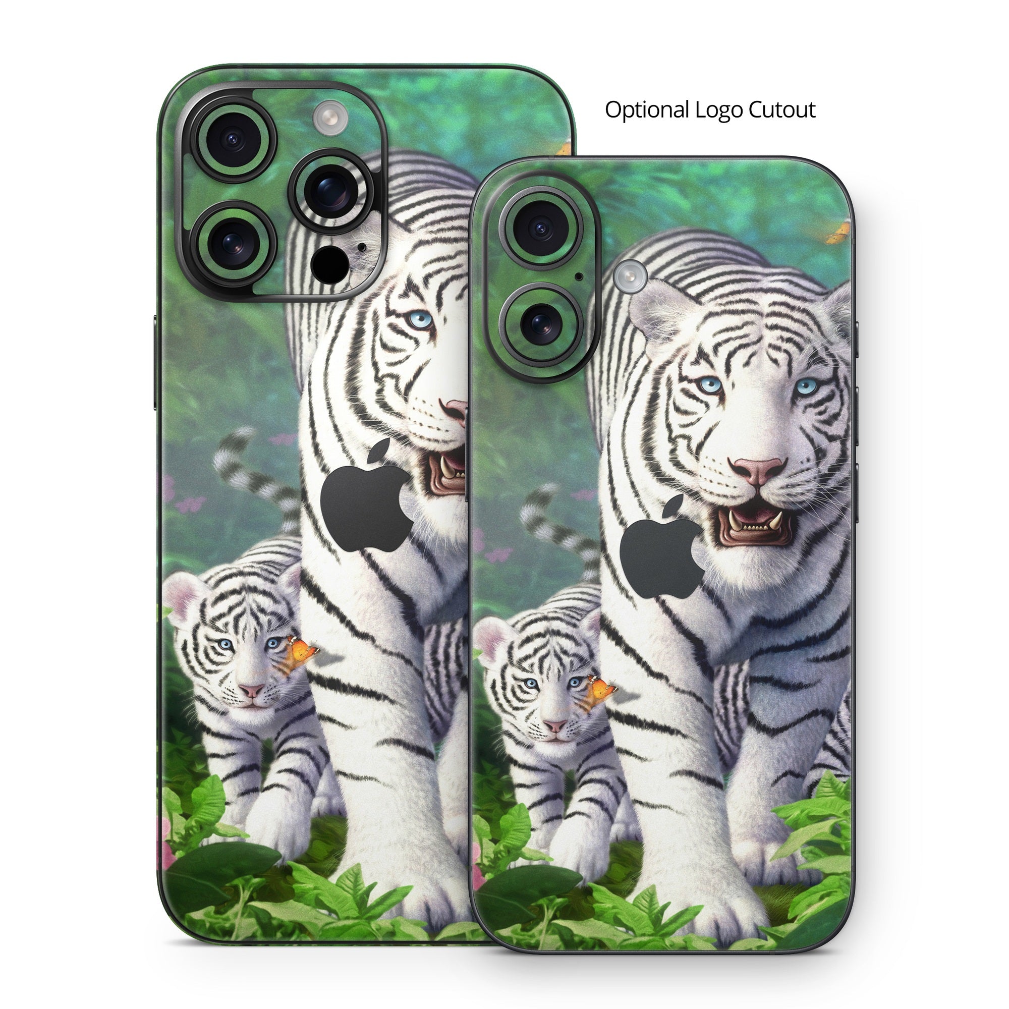 White Tigers - Apple iPhone 16 Skin