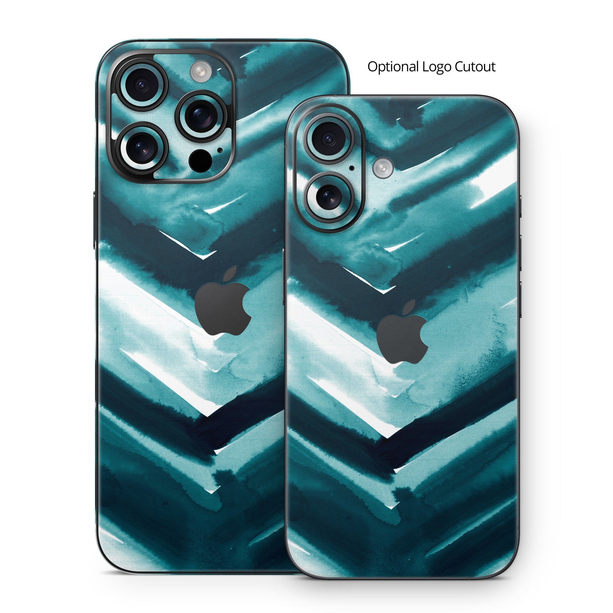 Watercolor Chevron - Apple iPhone 16 Skin