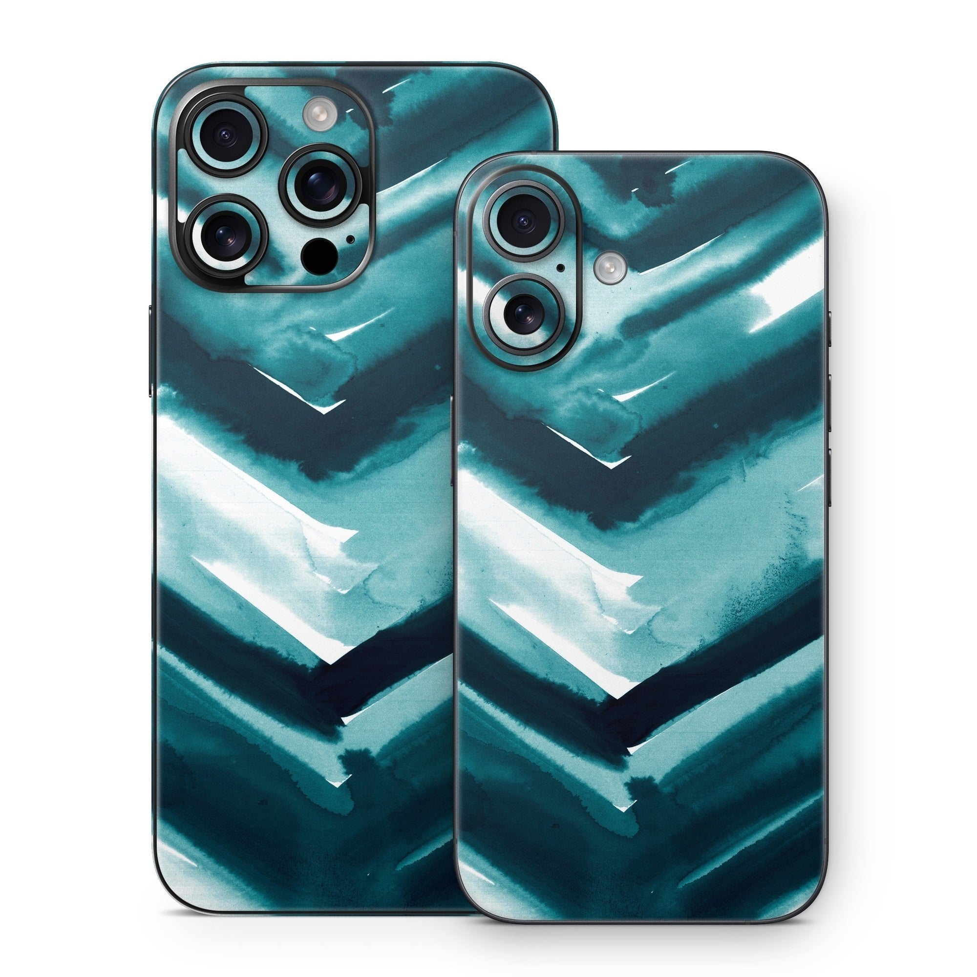 Watercolor Chevron - Apple iPhone 16 Skin