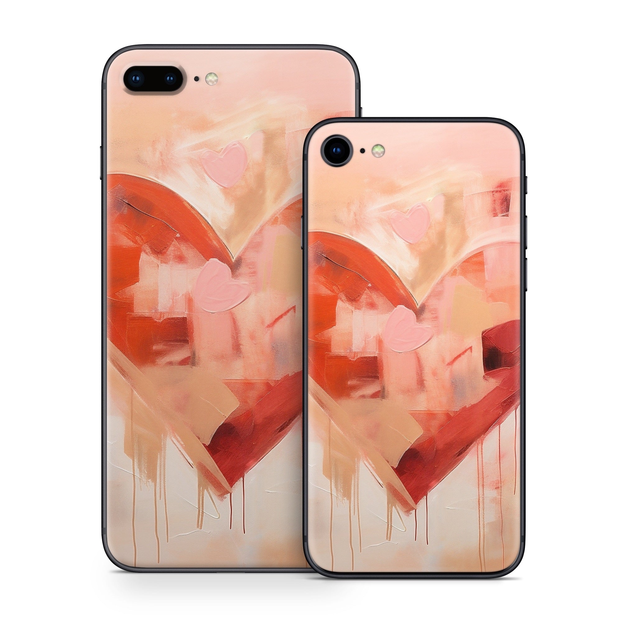 AbEx Hearts - Apple iPhone 8 Skin