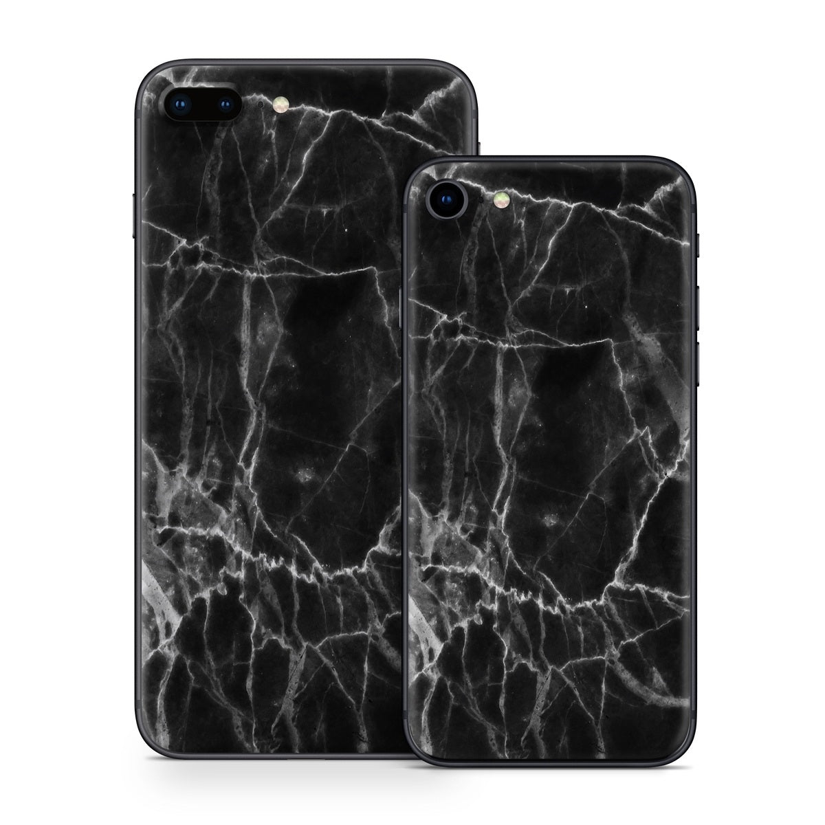 Black Marble - Apple iPhone 8 Skin