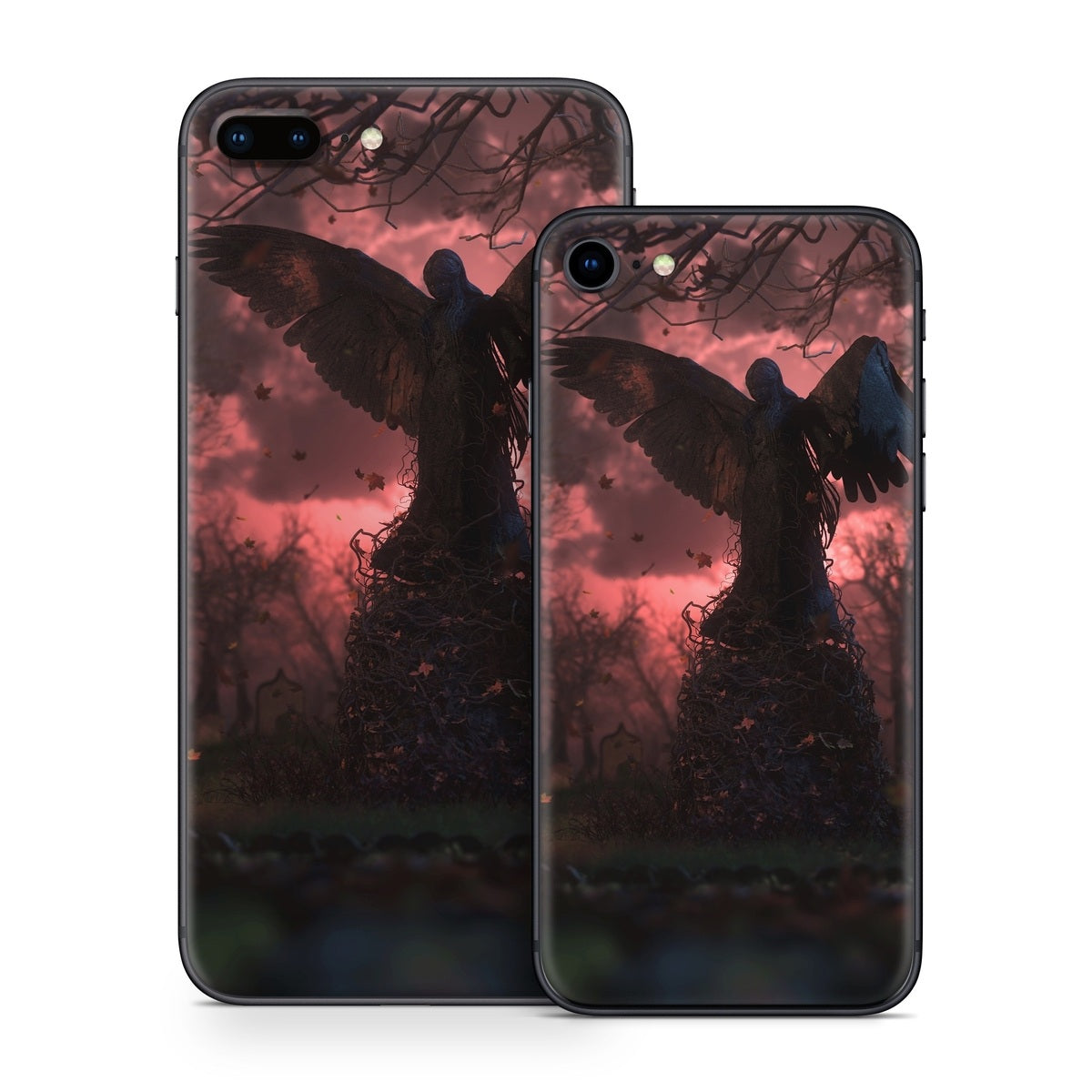 Black Angel - Apple iPhone 8 Skin