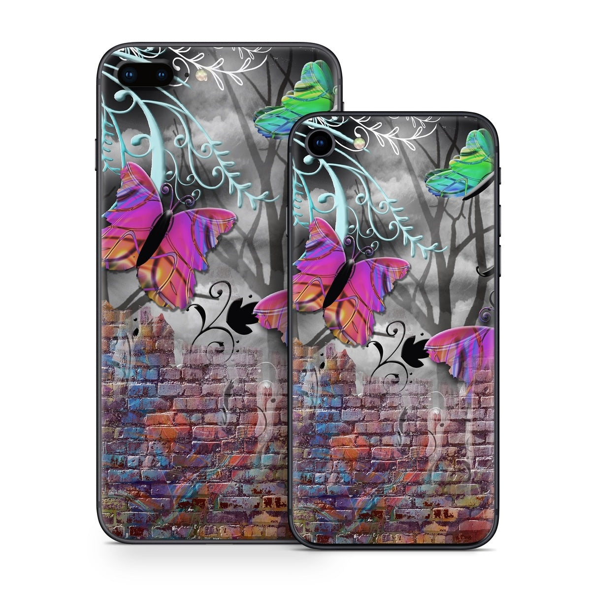 Butterfly Wall - Apple iPhone 8 Skin