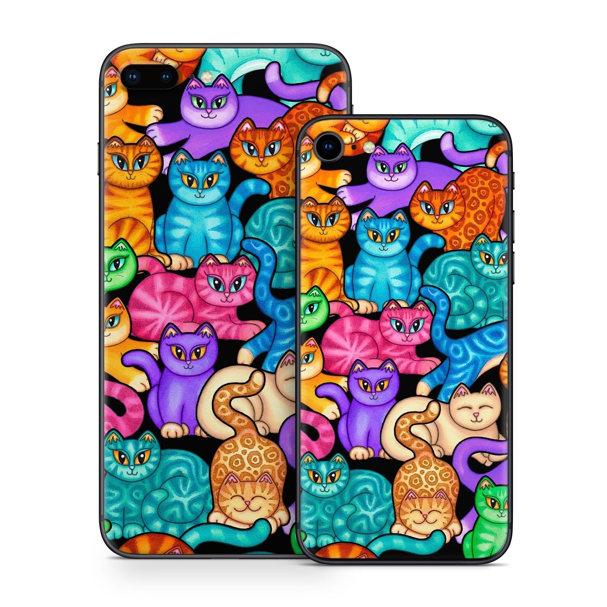 Colorful Kittens - Apple iPhone 8 Skin