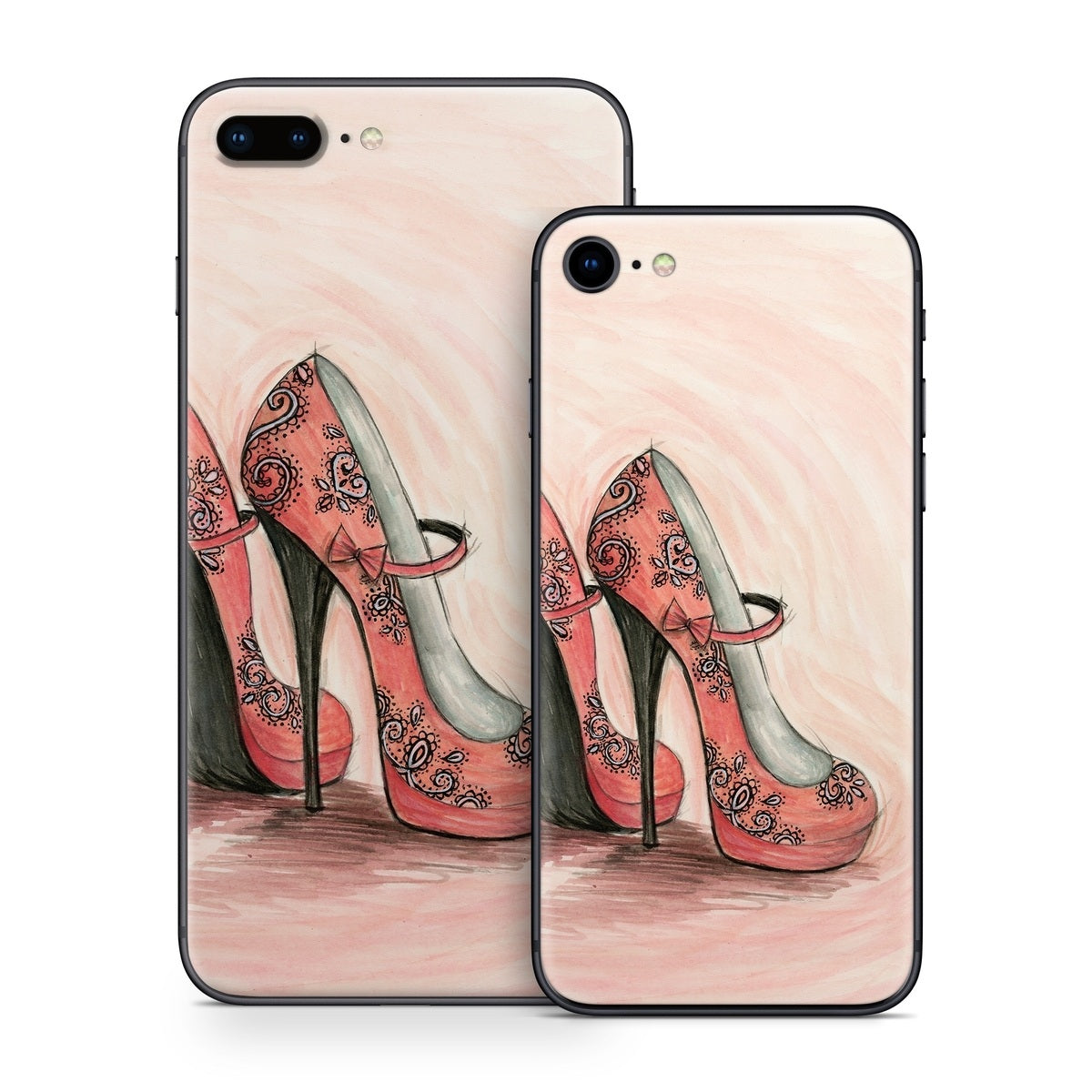 Coral Shoes - Apple iPhone 8 Skin