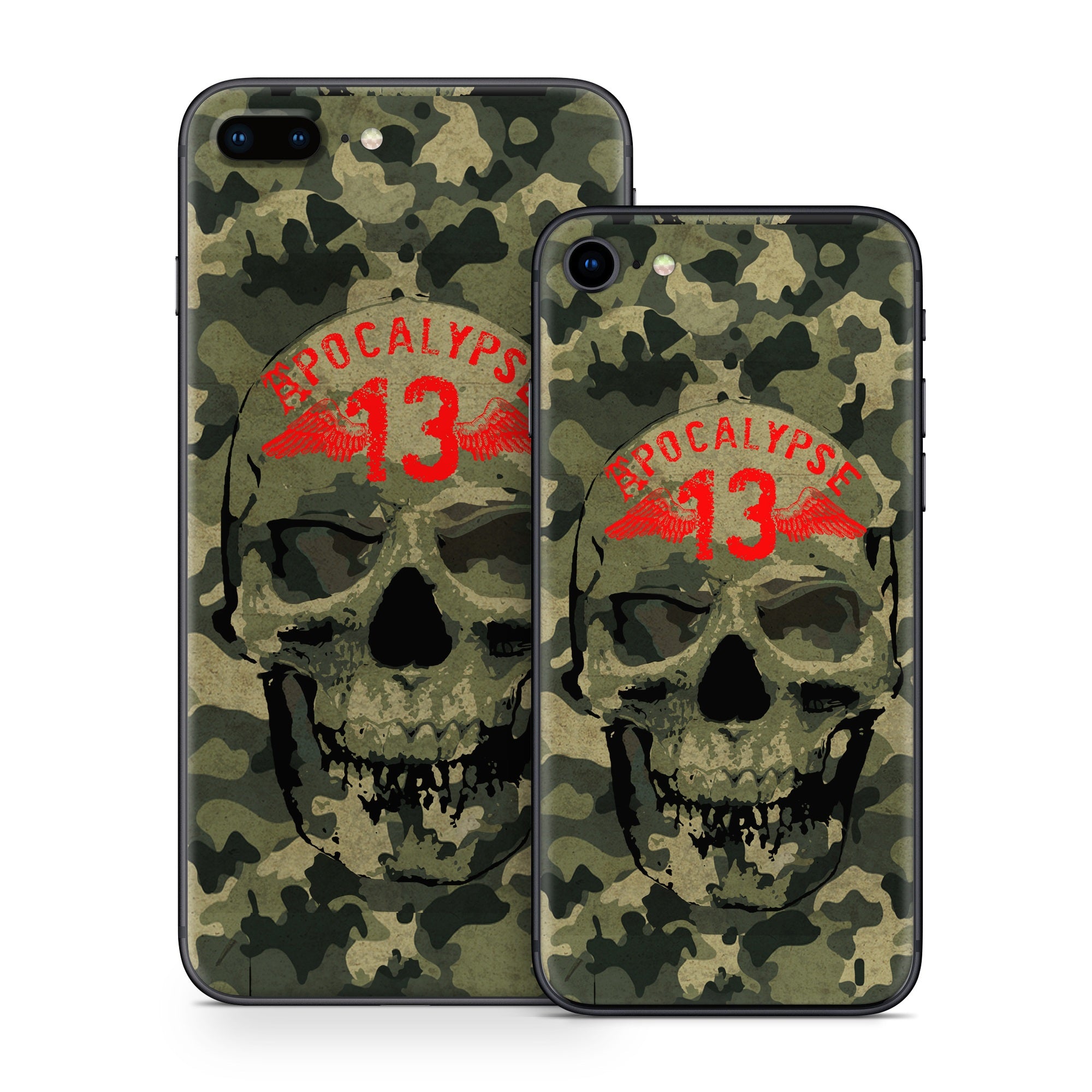 Camo Skull - Apple iPhone 8 Skin