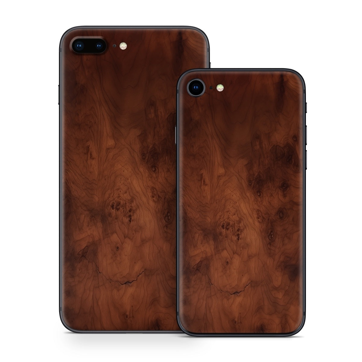 Dark Burlwood - Apple iPhone 8 Skin