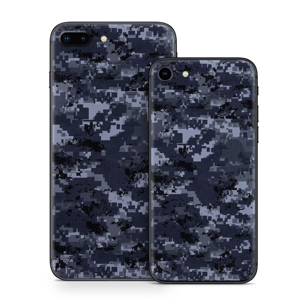 Digital Navy Camo - Apple iPhone 8 Skin