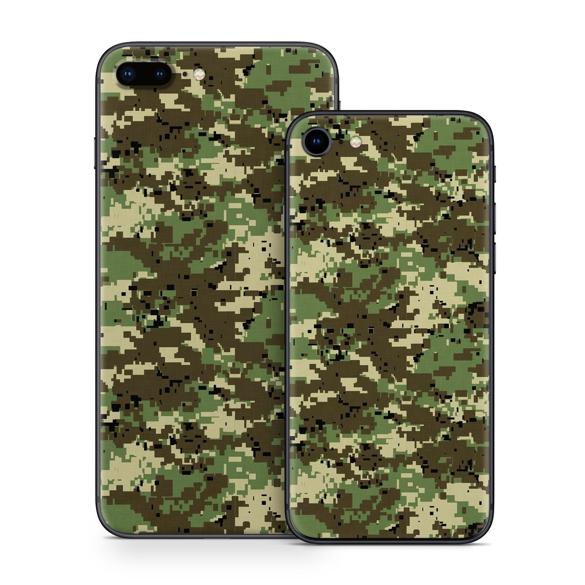 Digital Woodland Camo - Apple iPhone 8 Skin