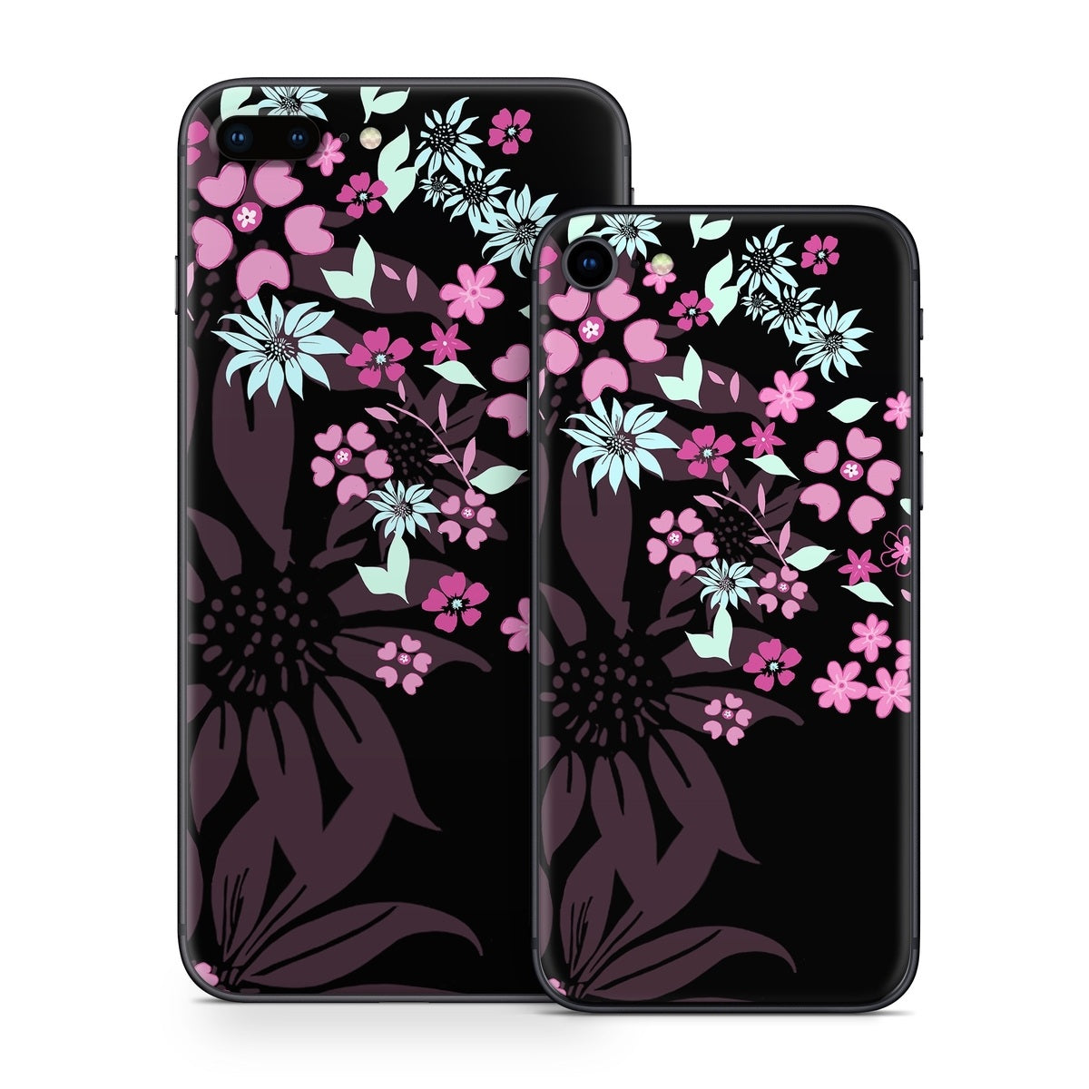 Dark Flowers - Apple iPhone 8 Skin