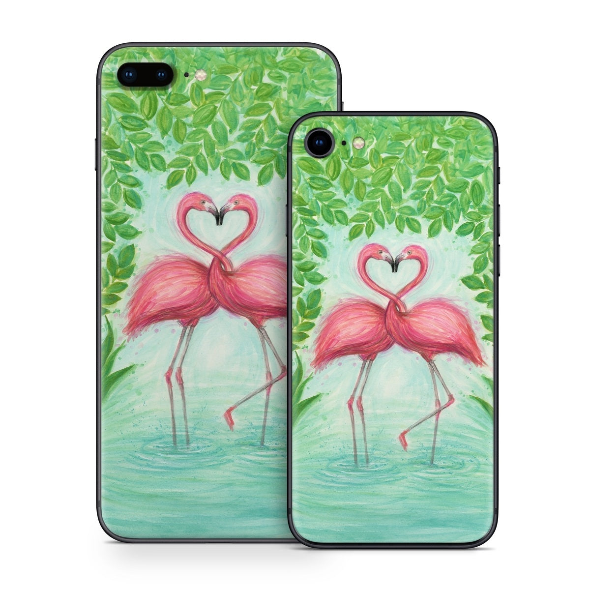 Flamingo Love - Apple iPhone 8 Skin