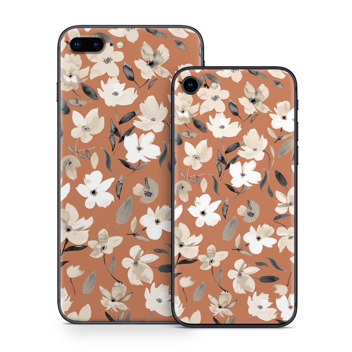 Fresh Flowers Copper - Apple iPhone 8 Skin