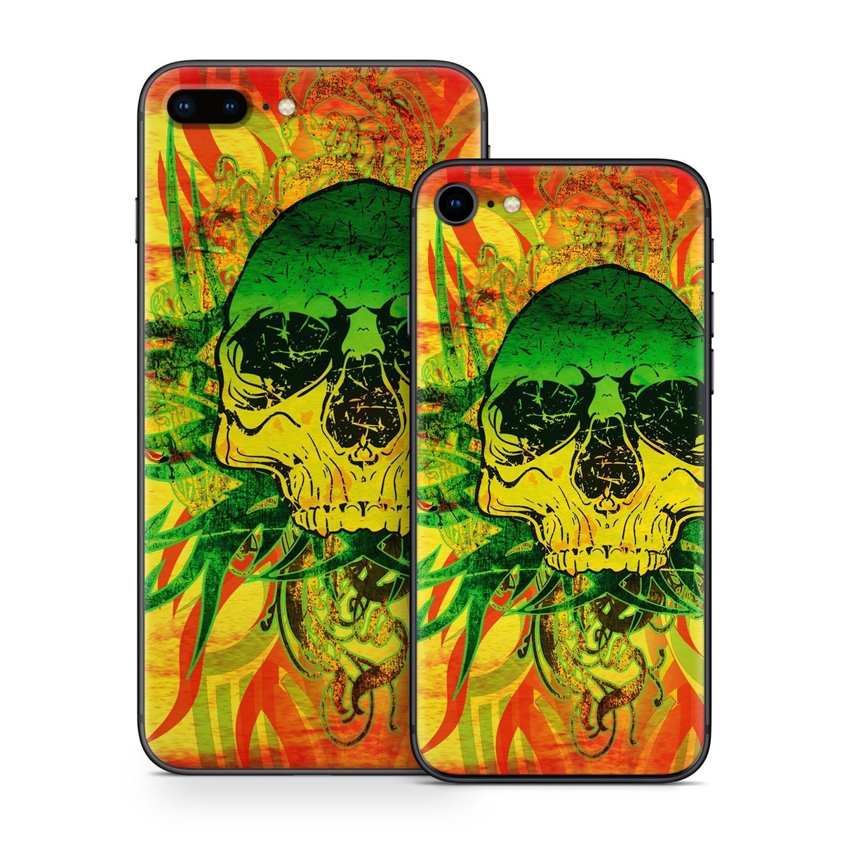 Hot Tribal Skull - Apple iPhone 8 Skin