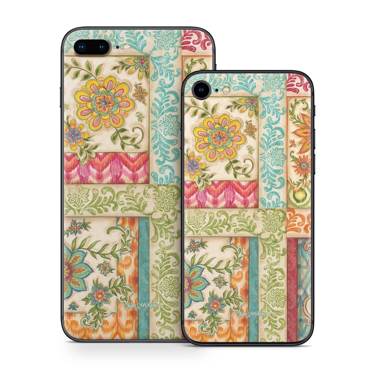 Ikat Floral - Apple iPhone 8 Skin