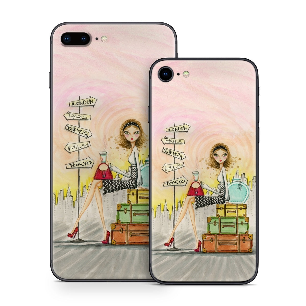 The Jet Setter - Apple iPhone 8 Skin