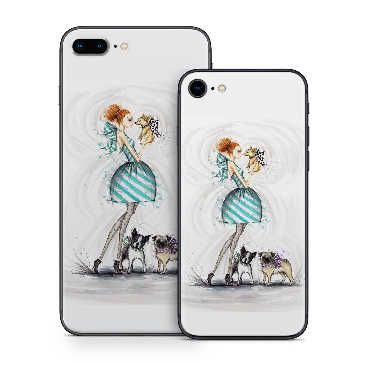 A Kiss for Dot - Apple iPhone 8 Skin