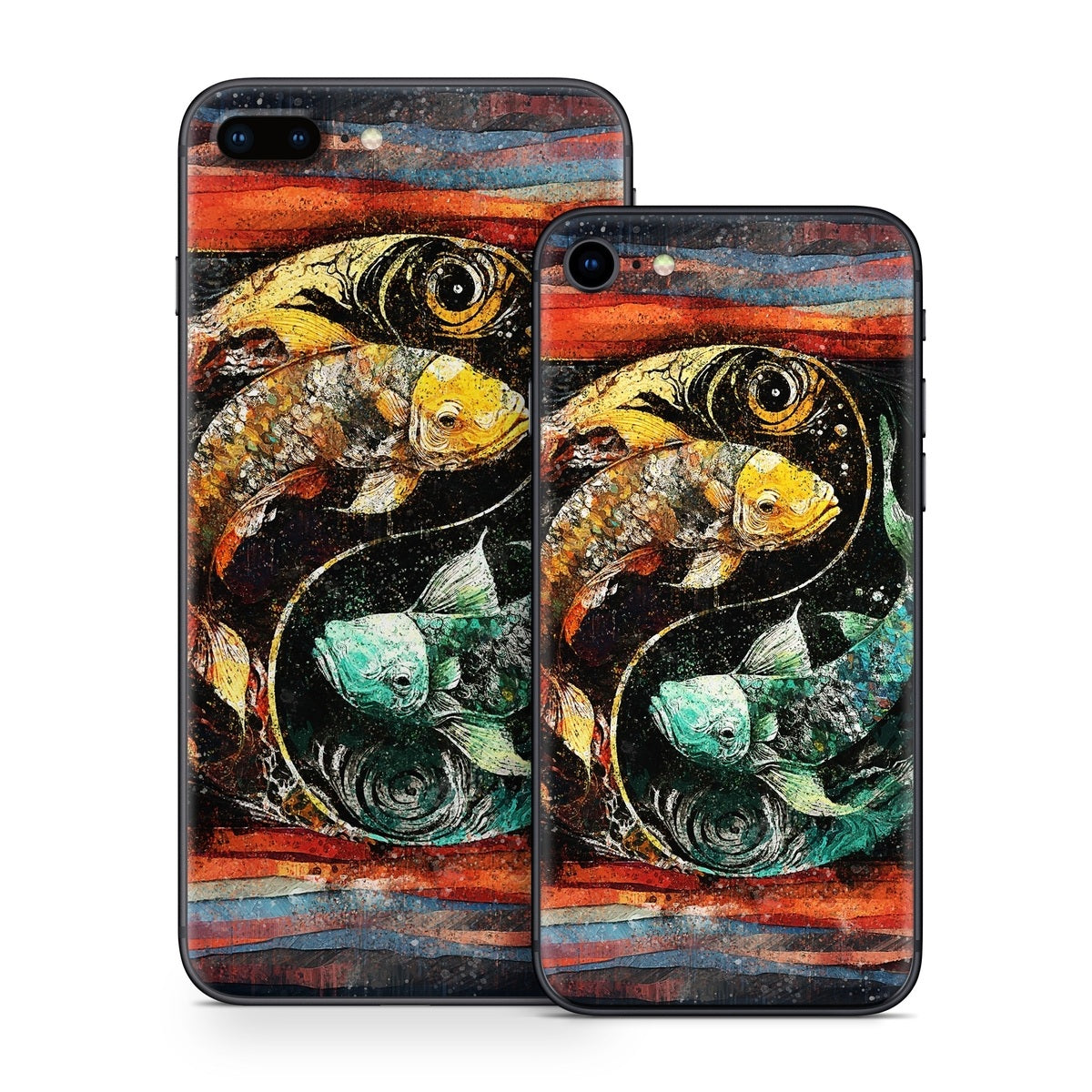 Koi Fish Yin Yang - Apple iPhone 8 Skin