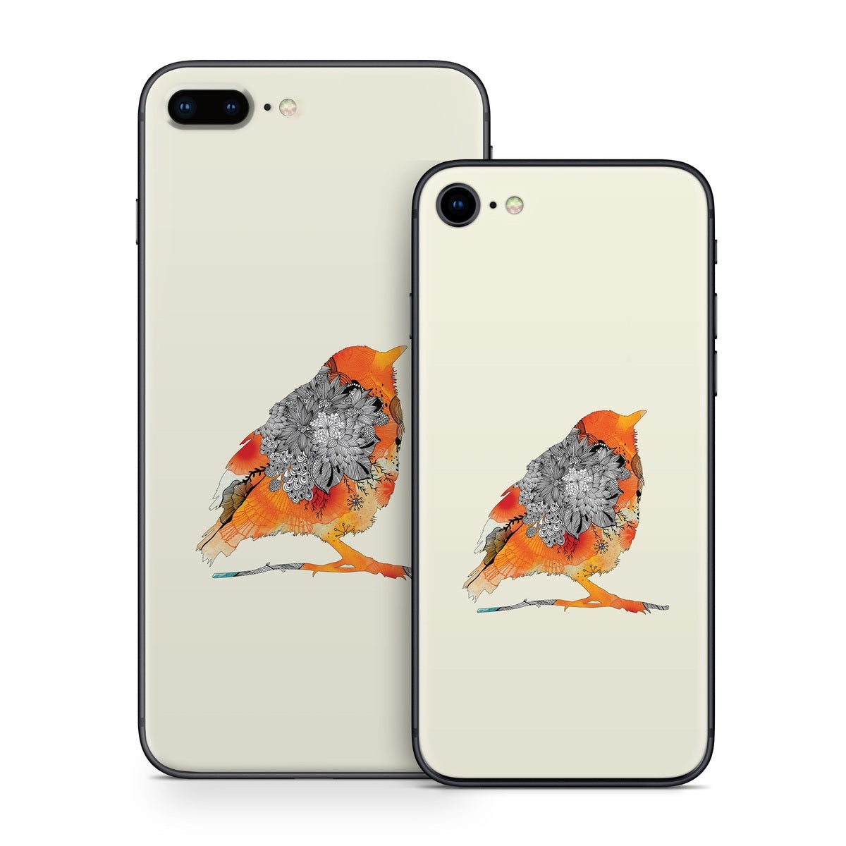 Orange Bird - Apple iPhone 8 Skin