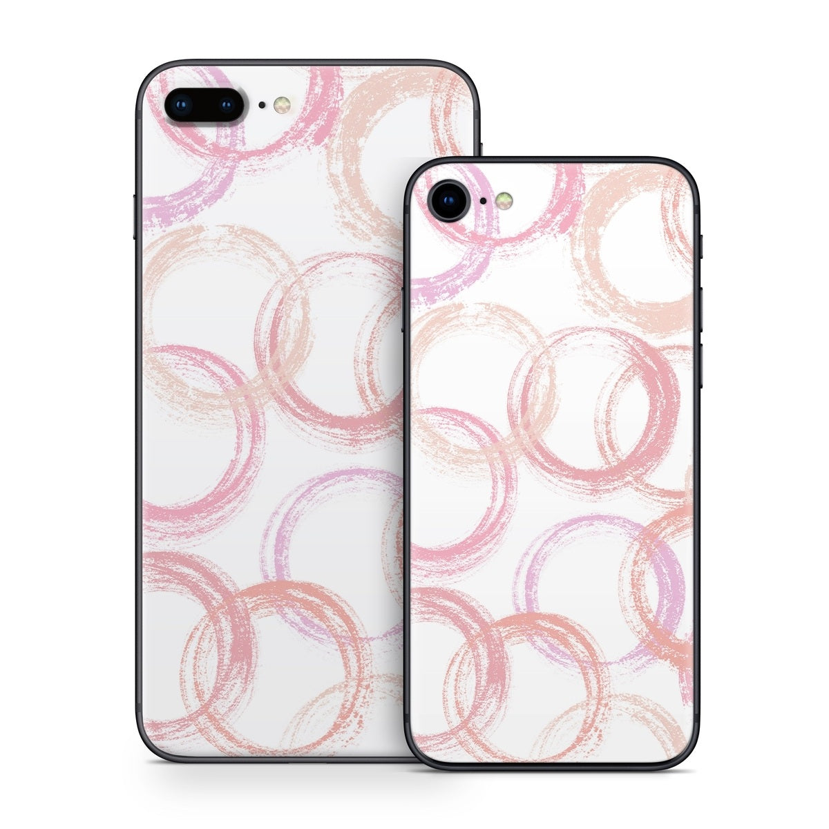 Pink Circles - Apple iPhone 8 Skin