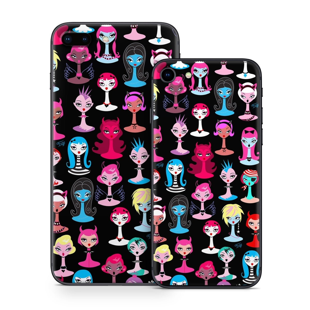 Punky Goth Dollies - Apple iPhone 8 Skin