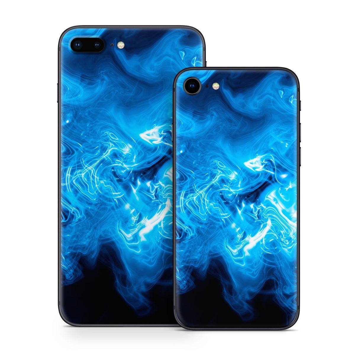 Blue Quantum Waves - Apple iPhone 8 Skin