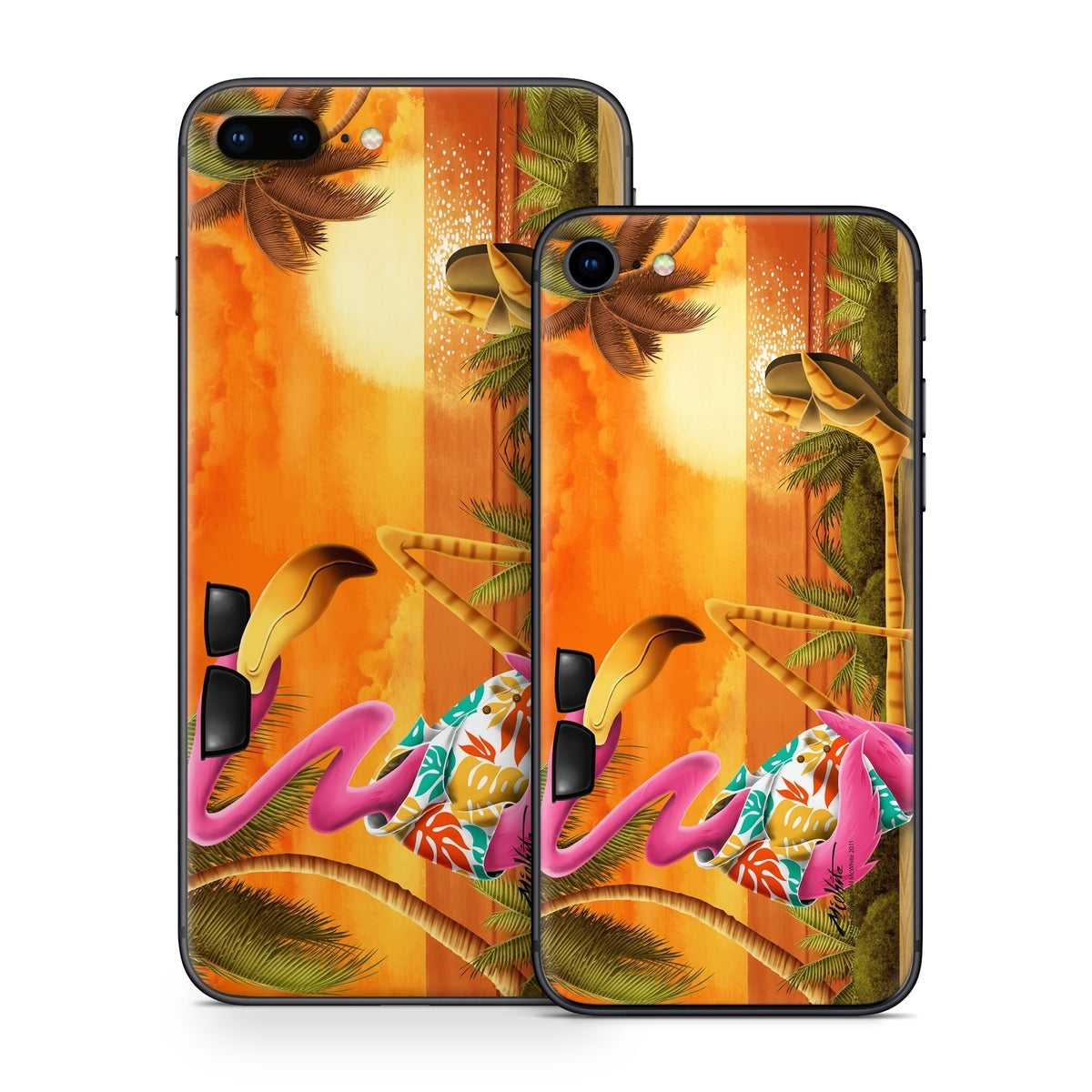 Sunset Flamingo - Apple iPhone 8 Skin