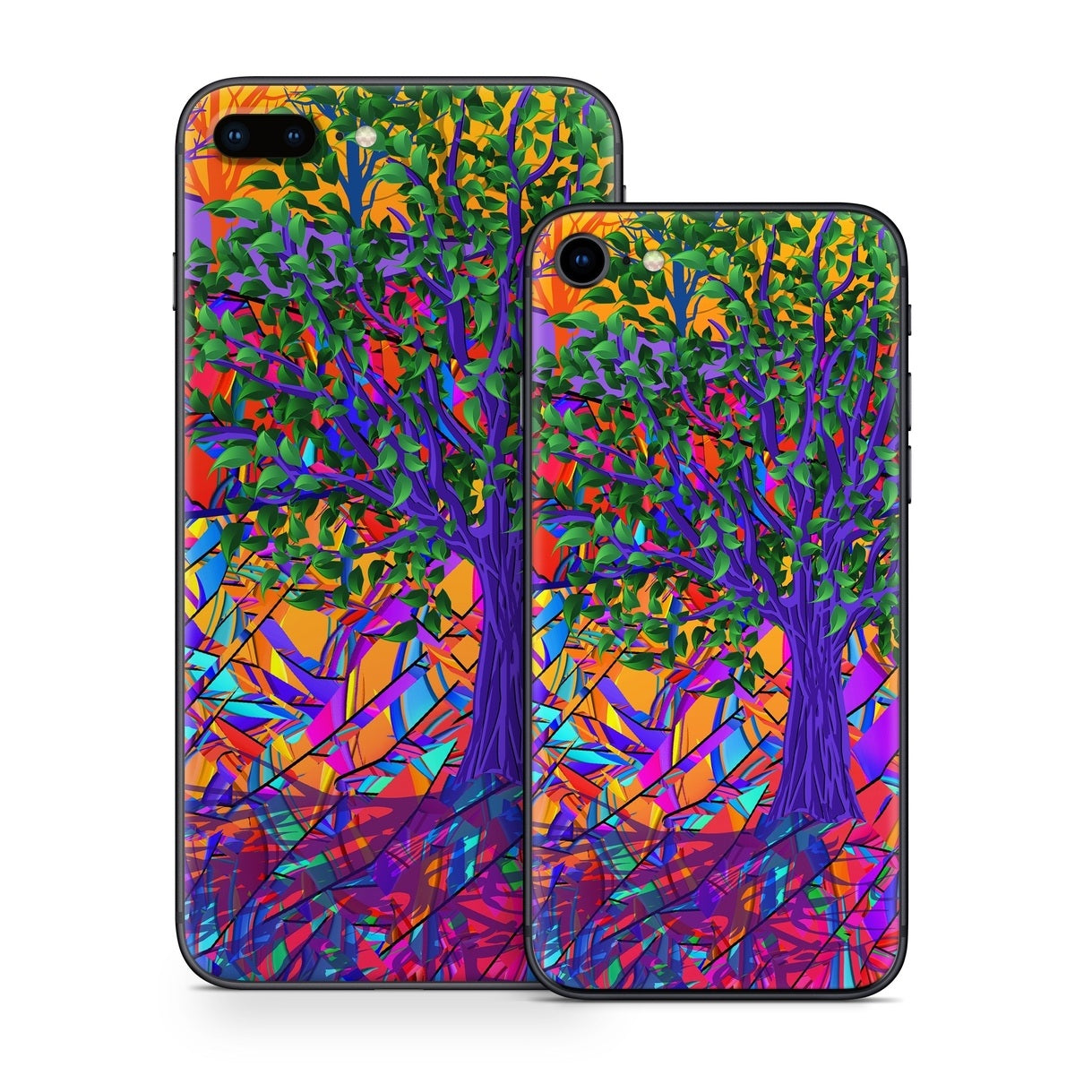 Stained Glass Tree - Apple iPhone 8 Skin