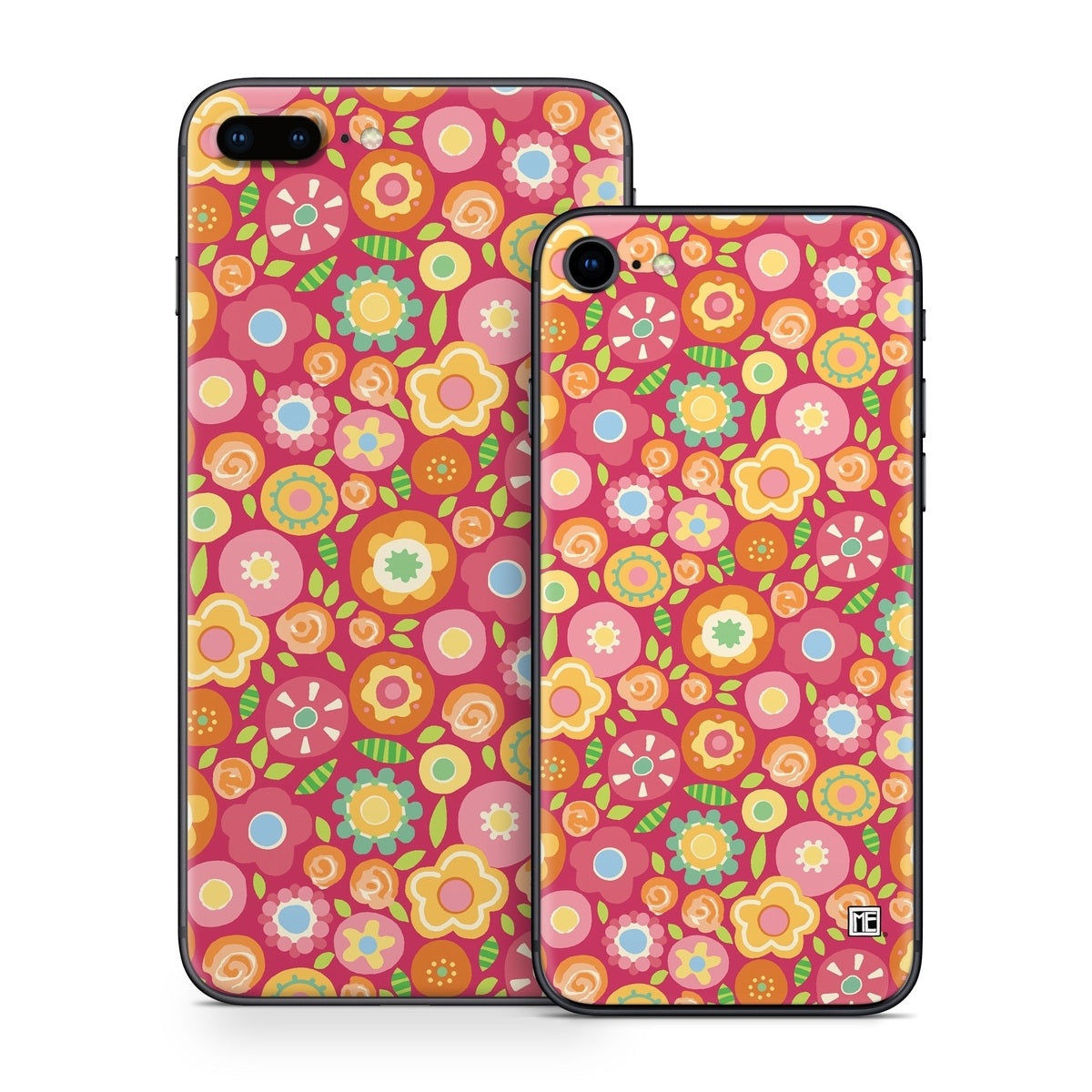 Flowers Squished - Apple iPhone 8 Skin